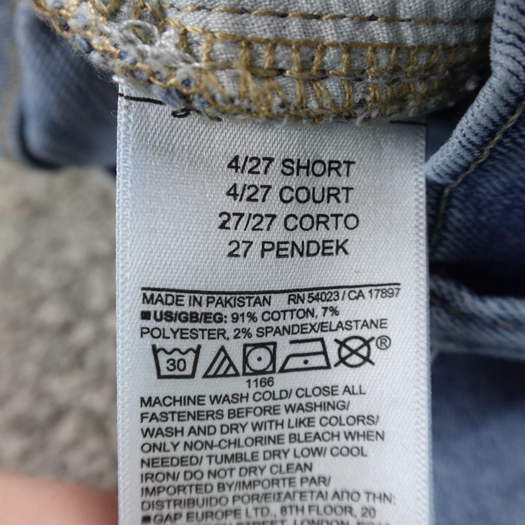 Gap Gap Jeans Womens 4 Light Blue Denim Mid Rise Boot Flare Western Stretch Jeans Mens? Size 27" / US 4 / IT 40 - 7 Thumbnail
