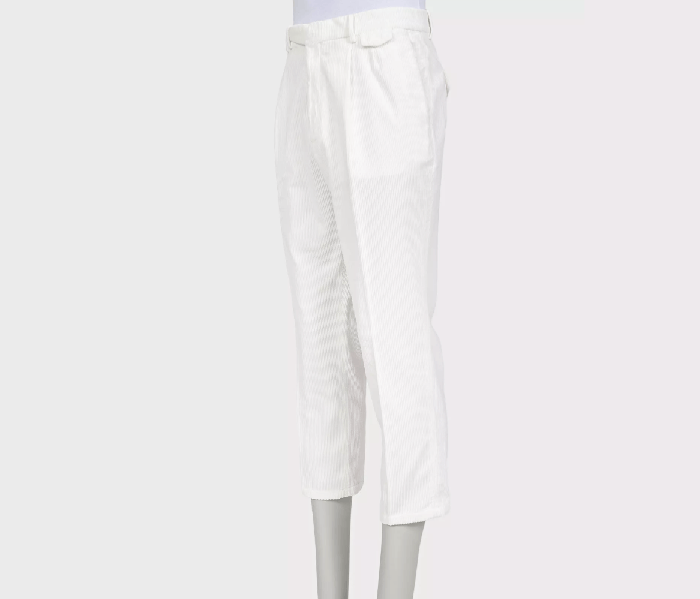 Brunello Cucinelli Brunello Cucinelli White Corduroy Pants IT54 Size US 38 / EU 54 - 2 Thumbnail