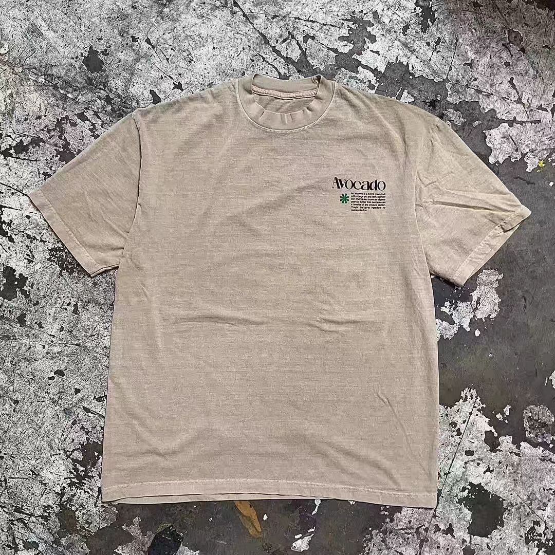 Japanese Brand × Vintage Avocado pattern beige casual retro t-shirt Size US M / EU 48-50 / 2 - 2 Thumbnail