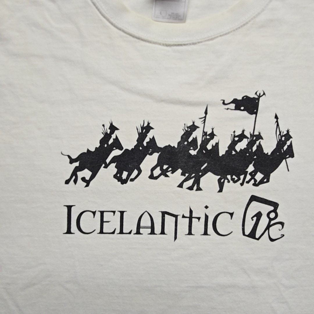 Fruit Of The Loom Vintage Icelantic Skis Graphic Tee Horsemen L White Shirt Size US L / EU 52-54 / 3 - 2 Thumbnail