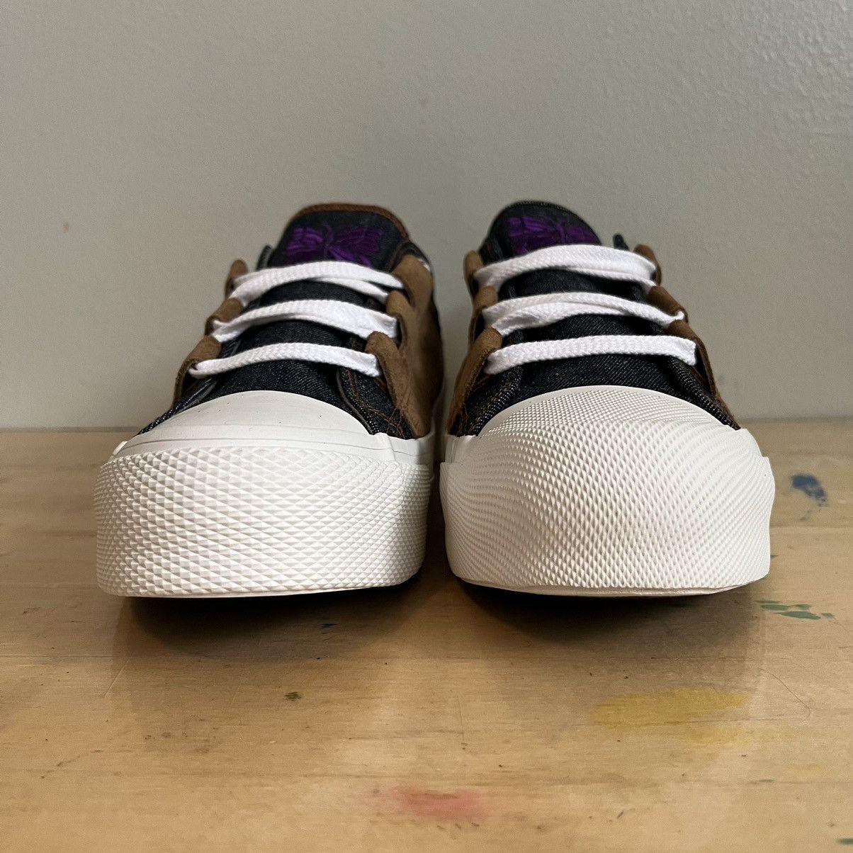 Needles SS22 9 oz. Denim Suede Ghillie Sneaker Size US 8.5 / EU 41-42 - 11 Thumbnail