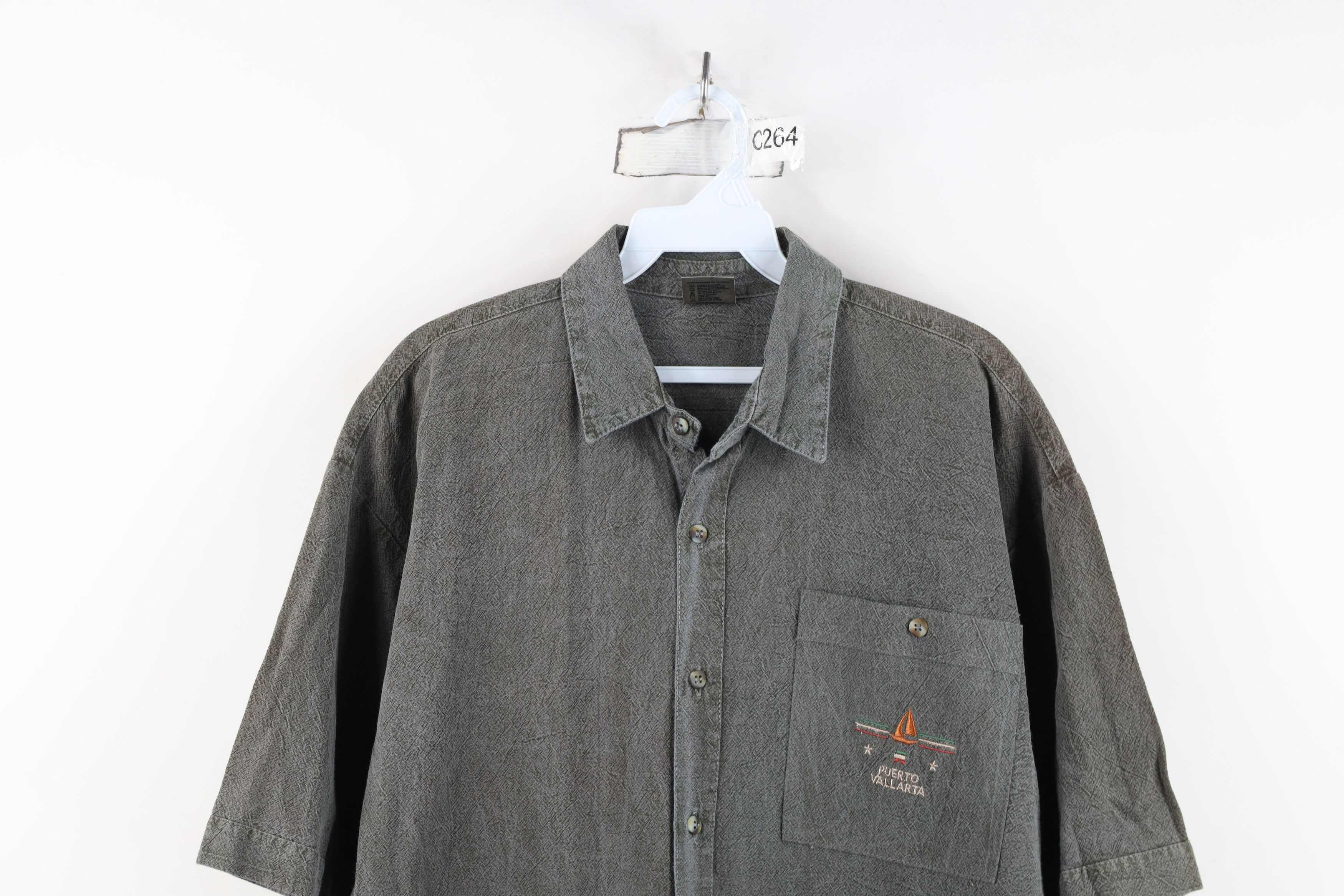 Vintage Vintage Y2K Streetwear Puerto Vallarta Sailing Button Shirt Size US M / EU 48-50 / 2 - 2 Thumbnail