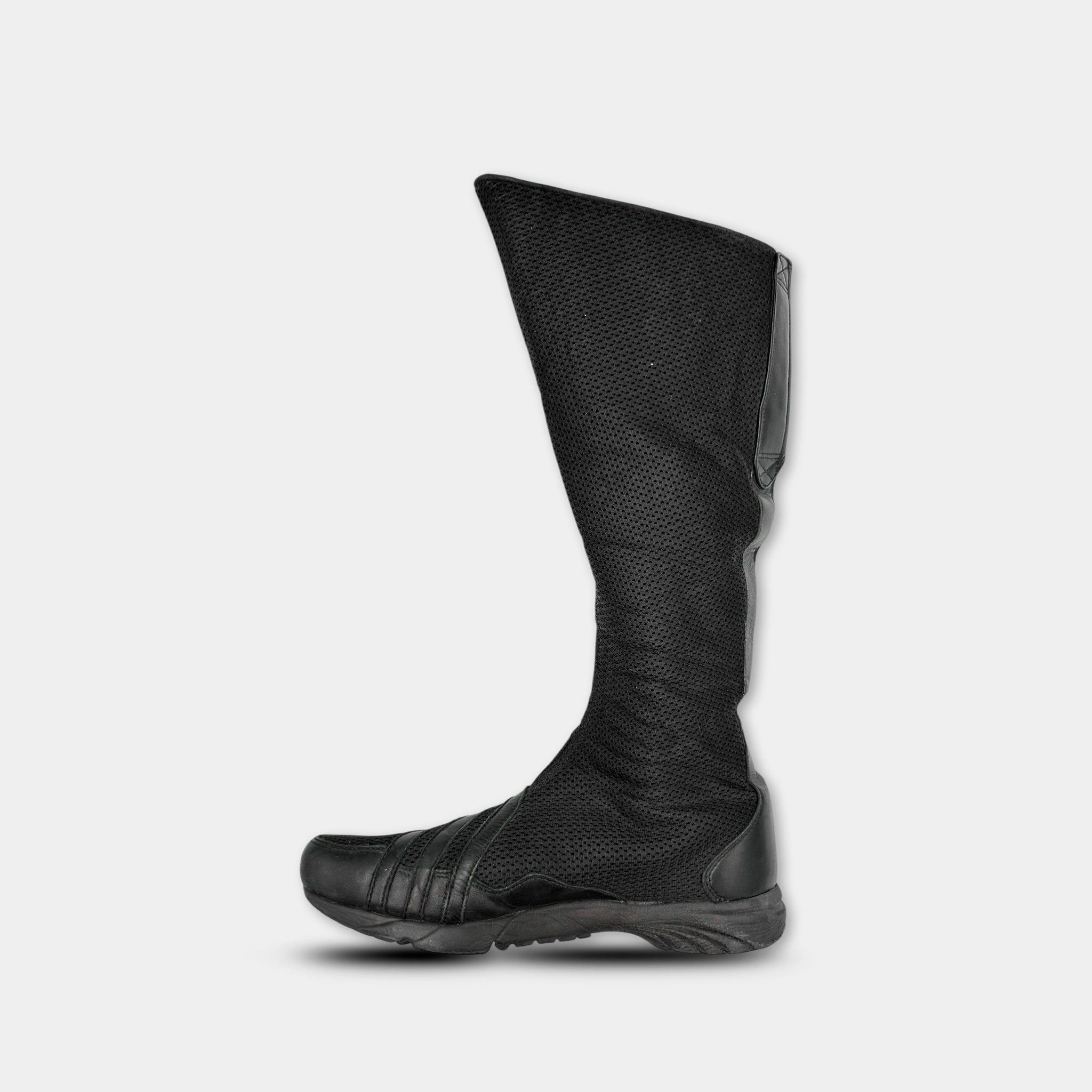 Yohji Yamamoto Adidas x Y-3 Yohji Yamamoto "Regu" Mesh High-Top Knee Boots Size US 7.5 / IT 37.5 - 5 Thumbnail