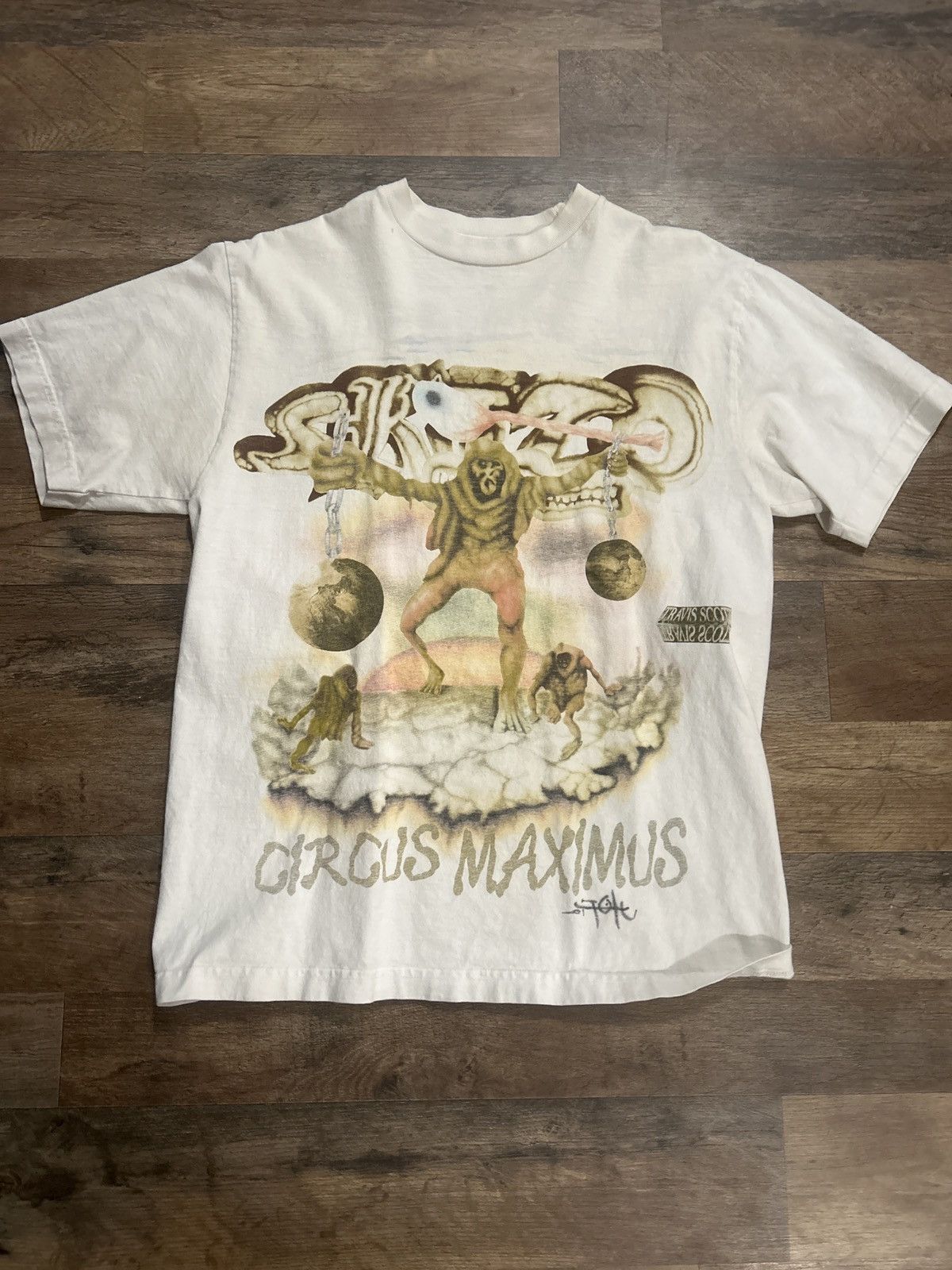 Travis Scott Travis scoot circus maximus tour skitzo shirt Size US M / EU 48-50 / 2 - 1 Thumbnail