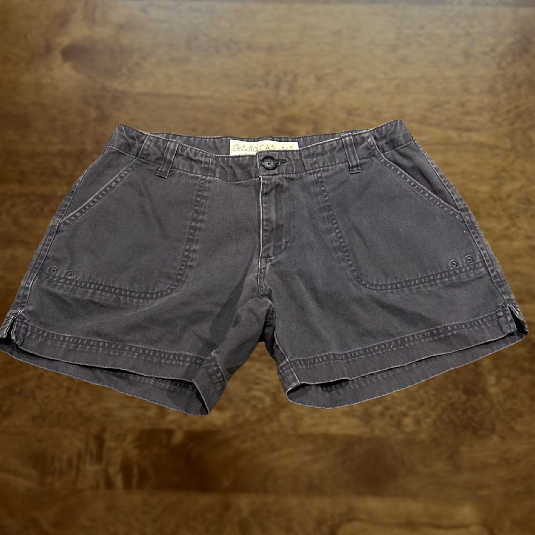Vintage Cabela's Women’s Shorts Denim Cotton Gray Size 4 Casual Outdoor Hiking Vintage No Size 27" / US 4 / IT 40 - 1 Thumbnail