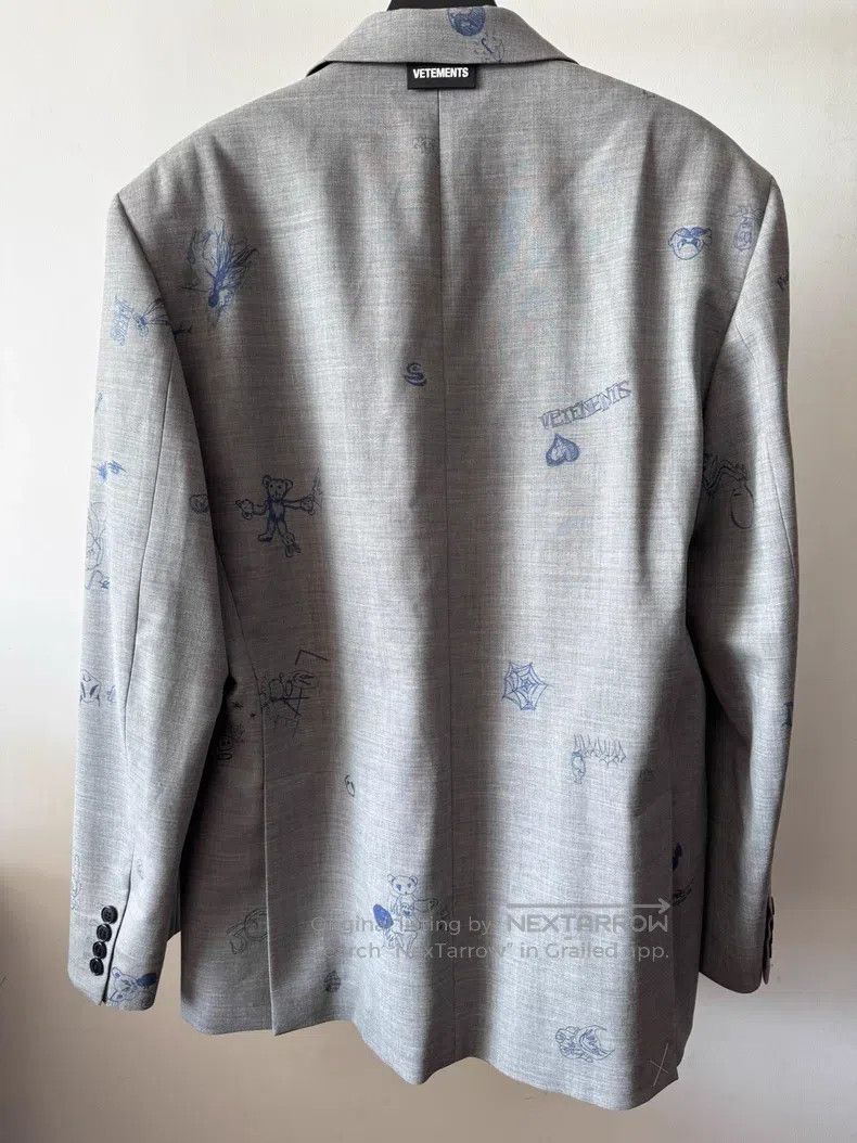 Vetements Vetements Sketch Style Printed Suit Size US S / EU 44-46 / 1 - 2 Thumbnail