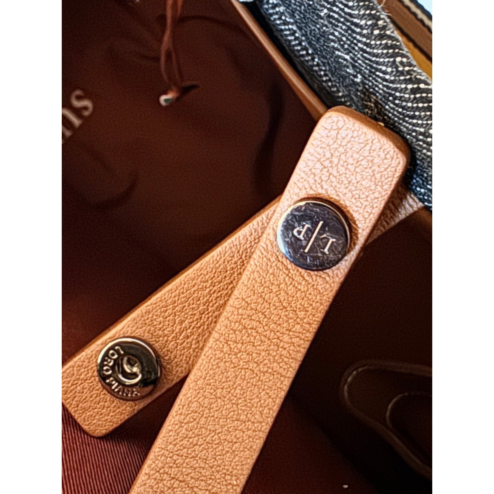 Loro Piana Loro Piana NWT Denim The Suitcase Stripe Small Cube Size ONE SIZE - 9 Thumbnail