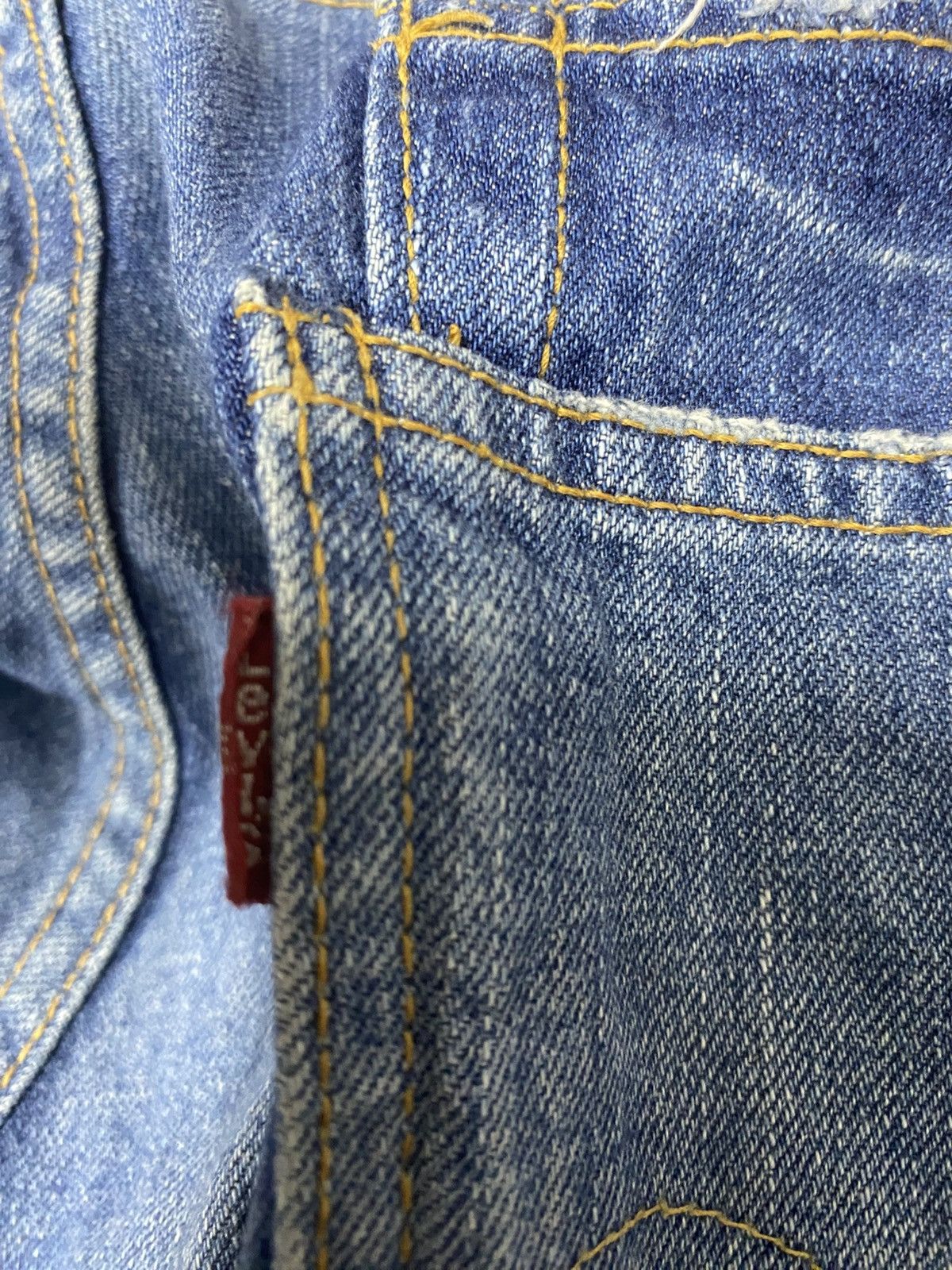 Levi's Size 32x30 Vintage Levis 505 Distressed Jeans Faded Pants Size US 32 / EU 48 - 14 Thumbnail