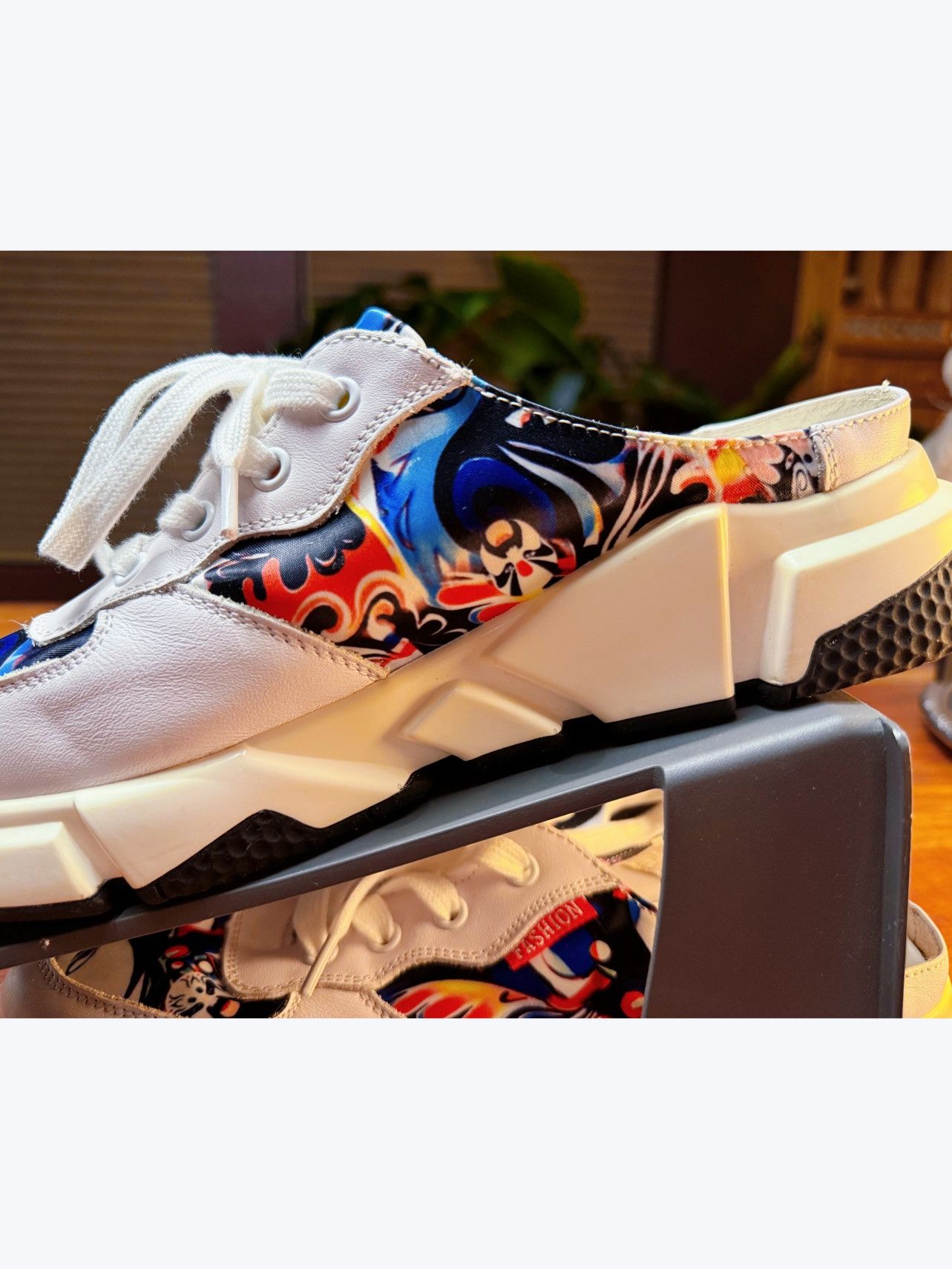 Other Bold HUNU Graphic Mules – Size 255mm (US Women’s 8 / EU 39) Size US 8 / IT 38 - 2 Thumbnail