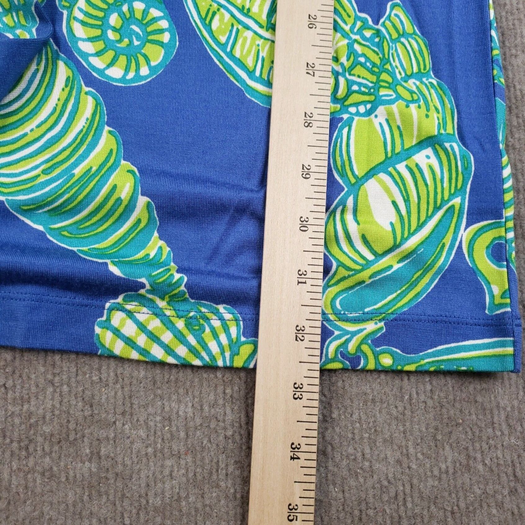 Lilly Pulitzer Lilly Pulitzer Womens One Shoulder Dress Small Blue Green Size S / US 4 / IT 40 - 5 Thumbnail