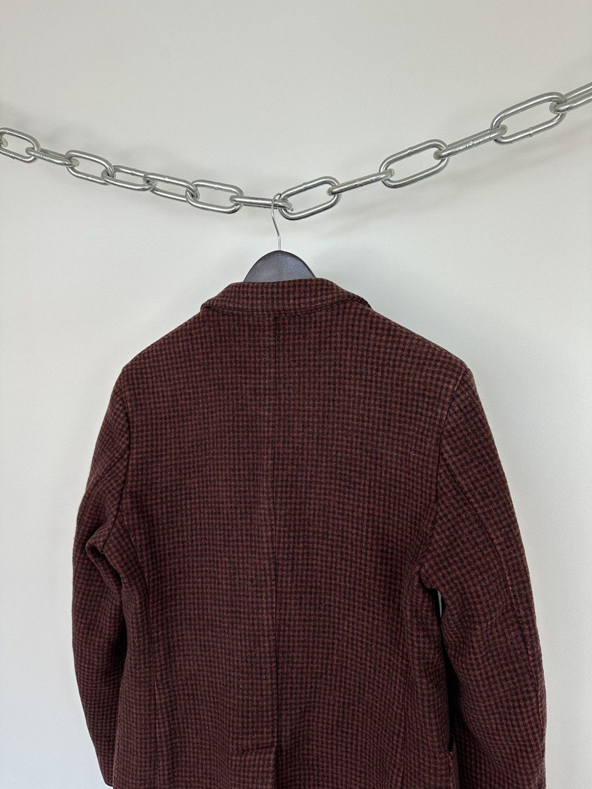 Lardini Vintage 90s Lardini Loro Piana Ing Double Breasted Wool Coat Size US M / EU 48-50 / 2 - 10 Thumbnail