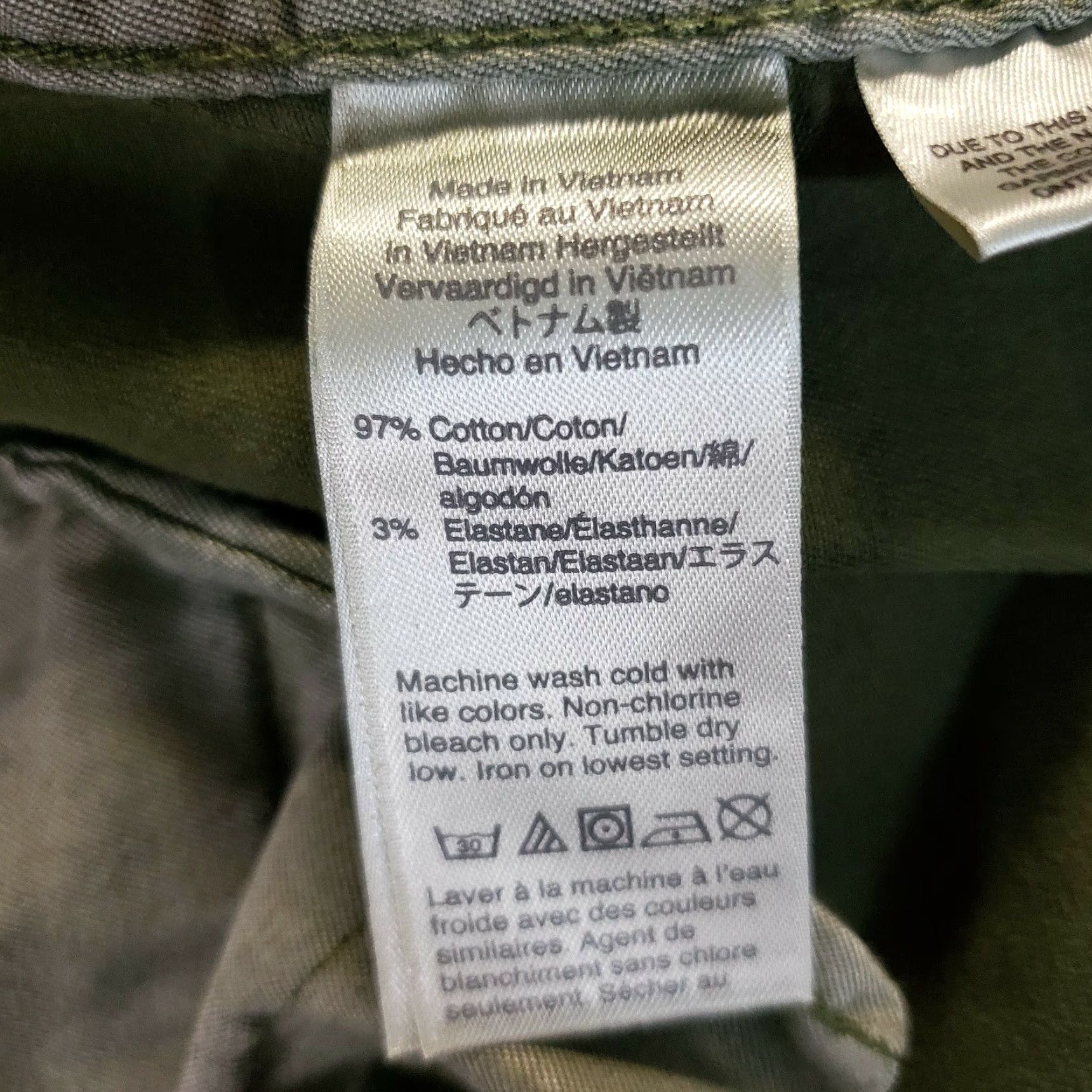 J.Crew J.CREW Womens Vintage Straight Pants Sz 33 Green High Rise Cotton Blend Dress Casual Cropped Mens Womens Size 24" / US 00 / IT 34 - 6 Thumbnail