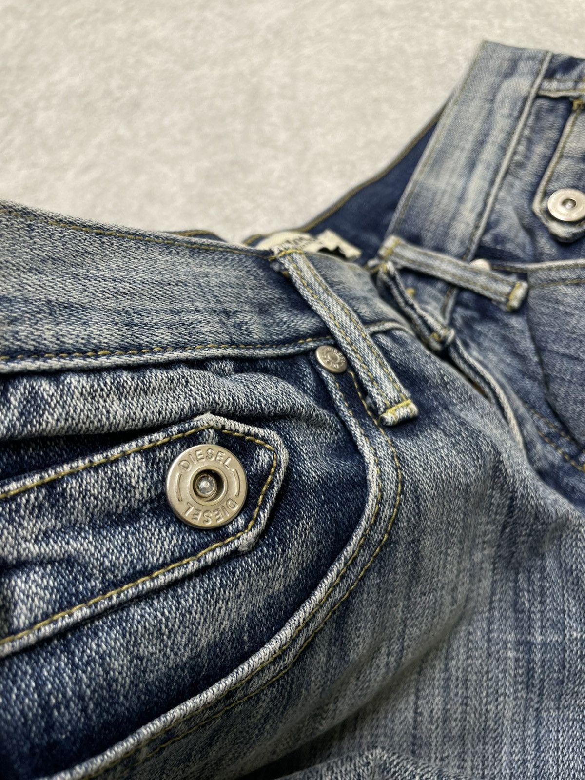 If Six Was Nine Diesel Ifsixwasnine Style Flare Denim Rockstar Grail LGB Size US 29 - 4 Thumbnail