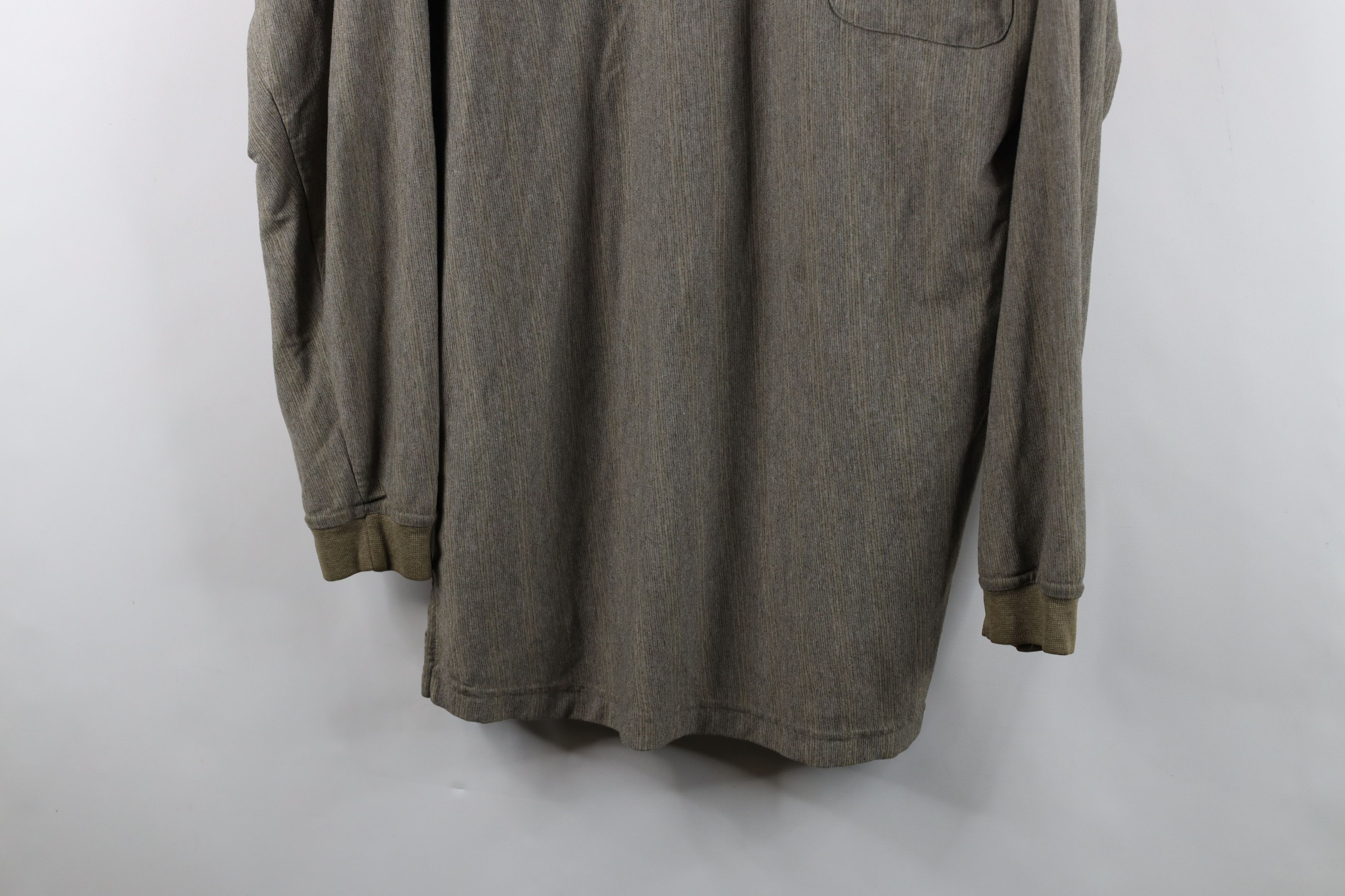 Vintage Vintage 90s Streetwear Knit Long Sleeve Rugby Polo Shirt Size US L / EU 52-54 / 3 - 3 Thumbnail