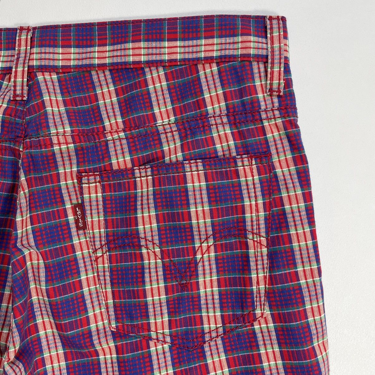 Comme des Garcons S/S 05 Punk Madras Check Flared Pants Size US 32 / EU 48 - 12 Thumbnail