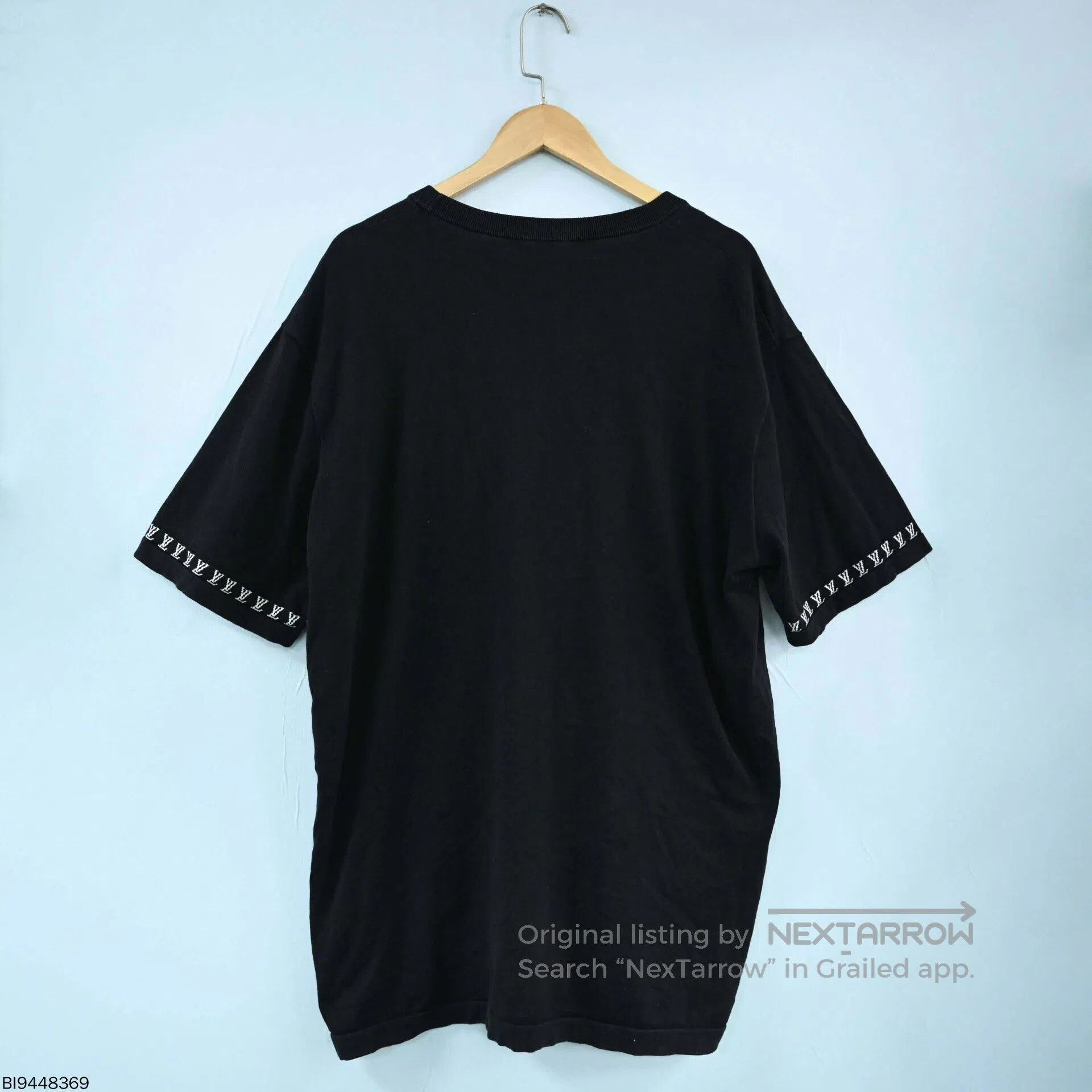 Louis Vuitton louis vuitton black logo cotton t-shirt. Size US XXL / EU 58 / 5 - 2 Thumbnail