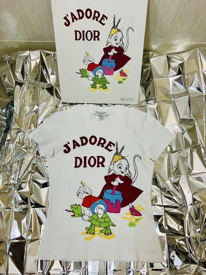 DIOR ディオール J'adior ノースリーブ　Tシャツ J'Adior 8 コットン&リネン ジャージー Tシャツ (Dior/Tシャツ