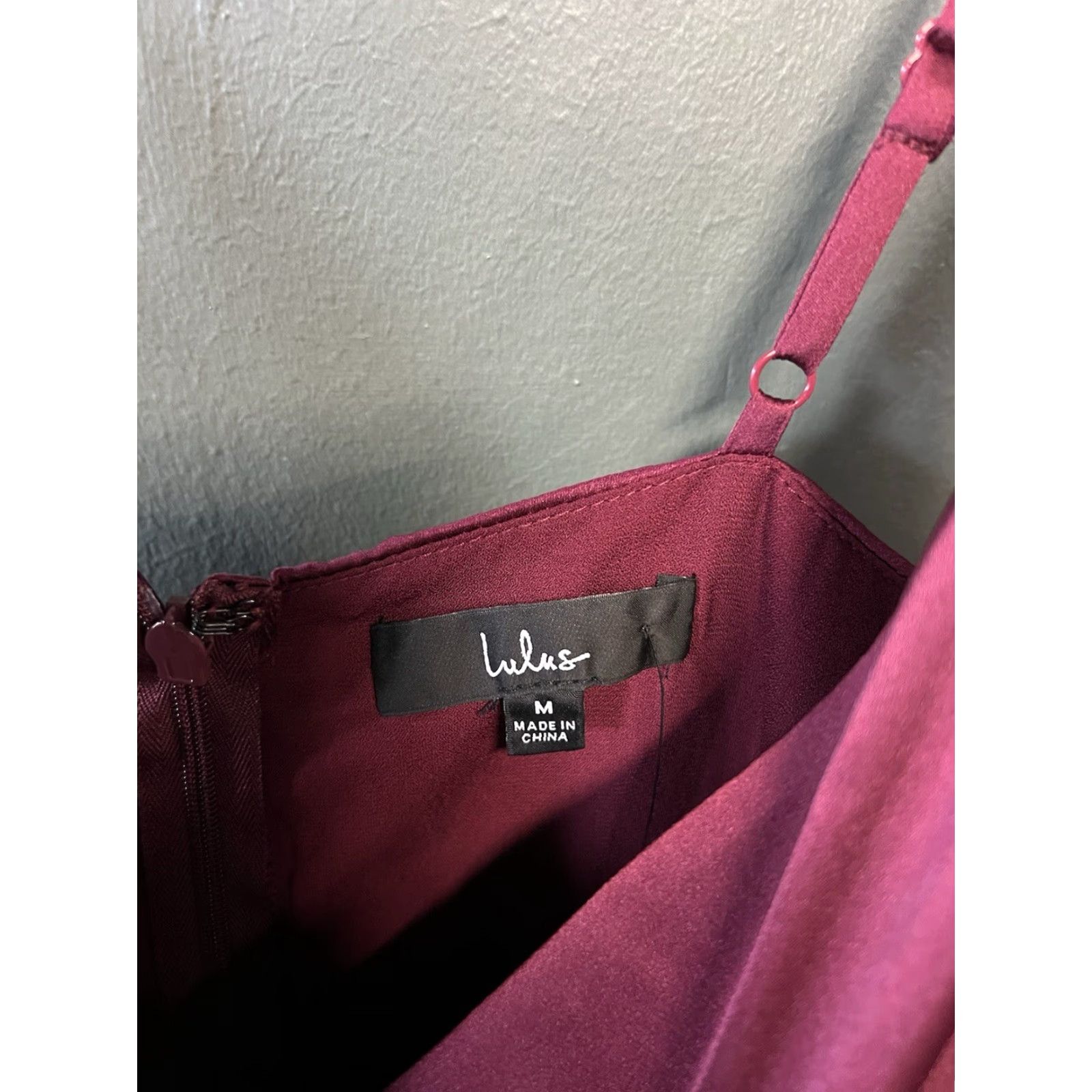 Lulus Lulus Womens Maroon Midi Slip Dress NWT Size Large User: Lulus Womens Maroon Midi Slip Dress NWT Size Large Size M / US 6-8 / IT 42-44 - 3 Thumbnail