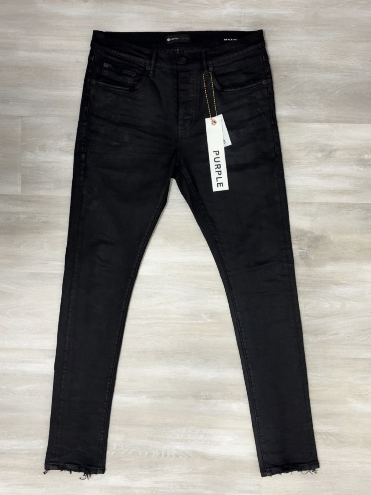Purple Brand Purple jeans p001 black wax | Grailed
