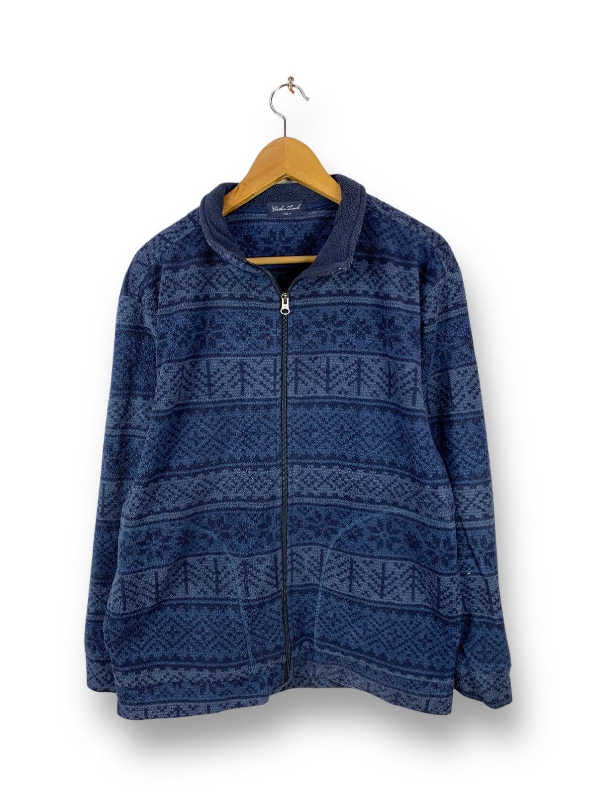 Japanese Brand Steals! Japanese Brand Aztec Navajo Style Fleece Jacket Size US L / EU 52-54 / 3 - 1 Thumbnail