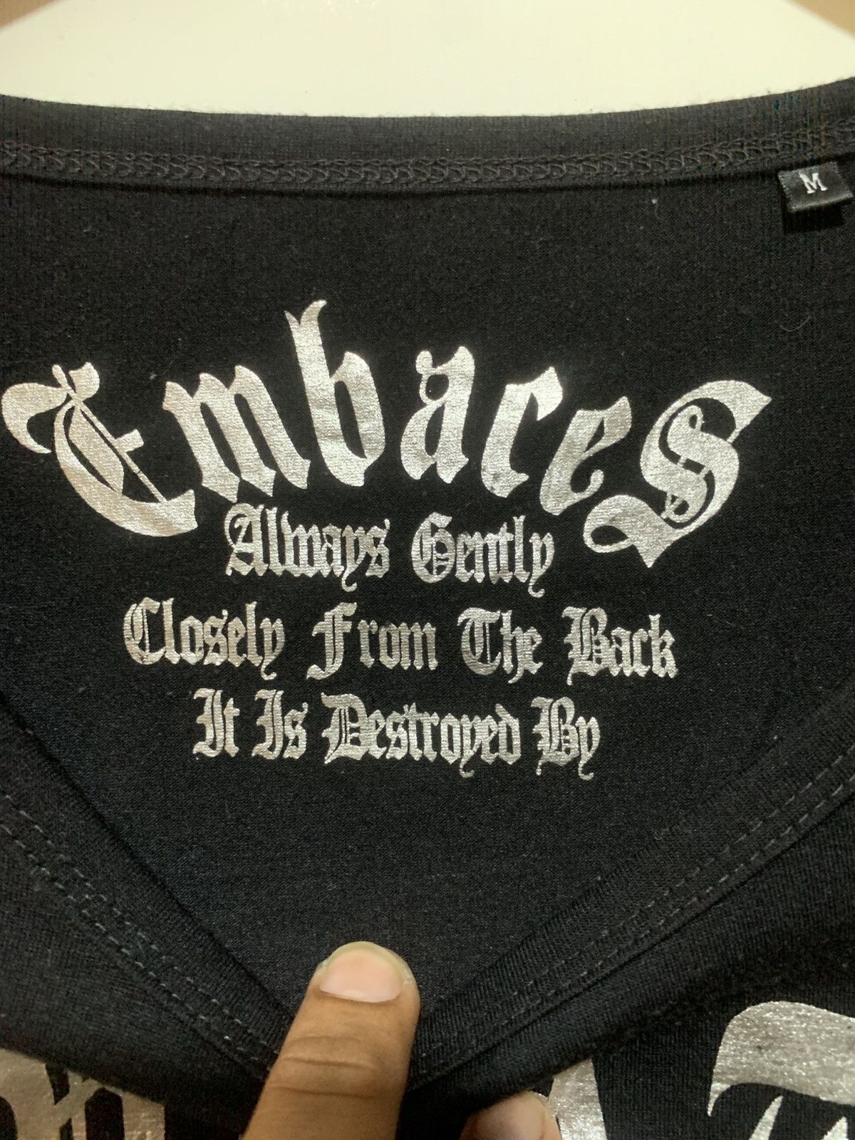 Hysteric Glamour × Mastermind Japan Japanese Embraces Poem Long Sleeve Tee Shirt Size US M / EU 48-50 / 2 - 6 Thumbnail