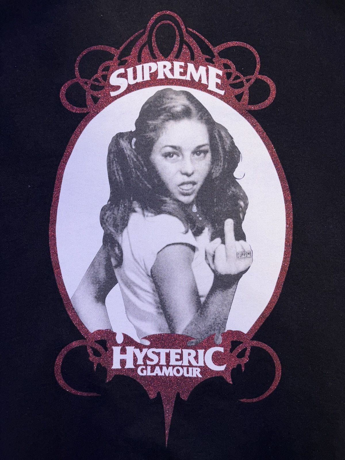 Hysteric Glamour × Supreme RARE HYSTERIC GLAMOUR X SUPREME GIRL ZIP UP HOODIE Size US M / EU 48-50 / 2 - 3 Thumbnail