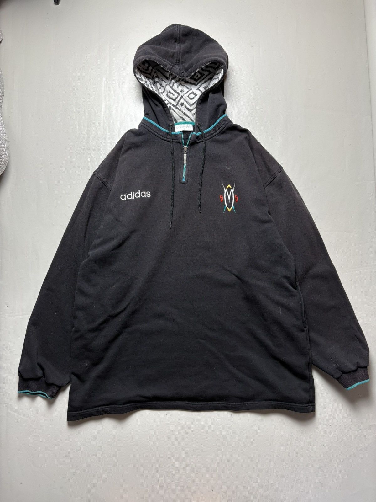 Adidas Adidas Retro 90s Hoodie Size US XL / EU 56 / 4 - 1 Thumbnail