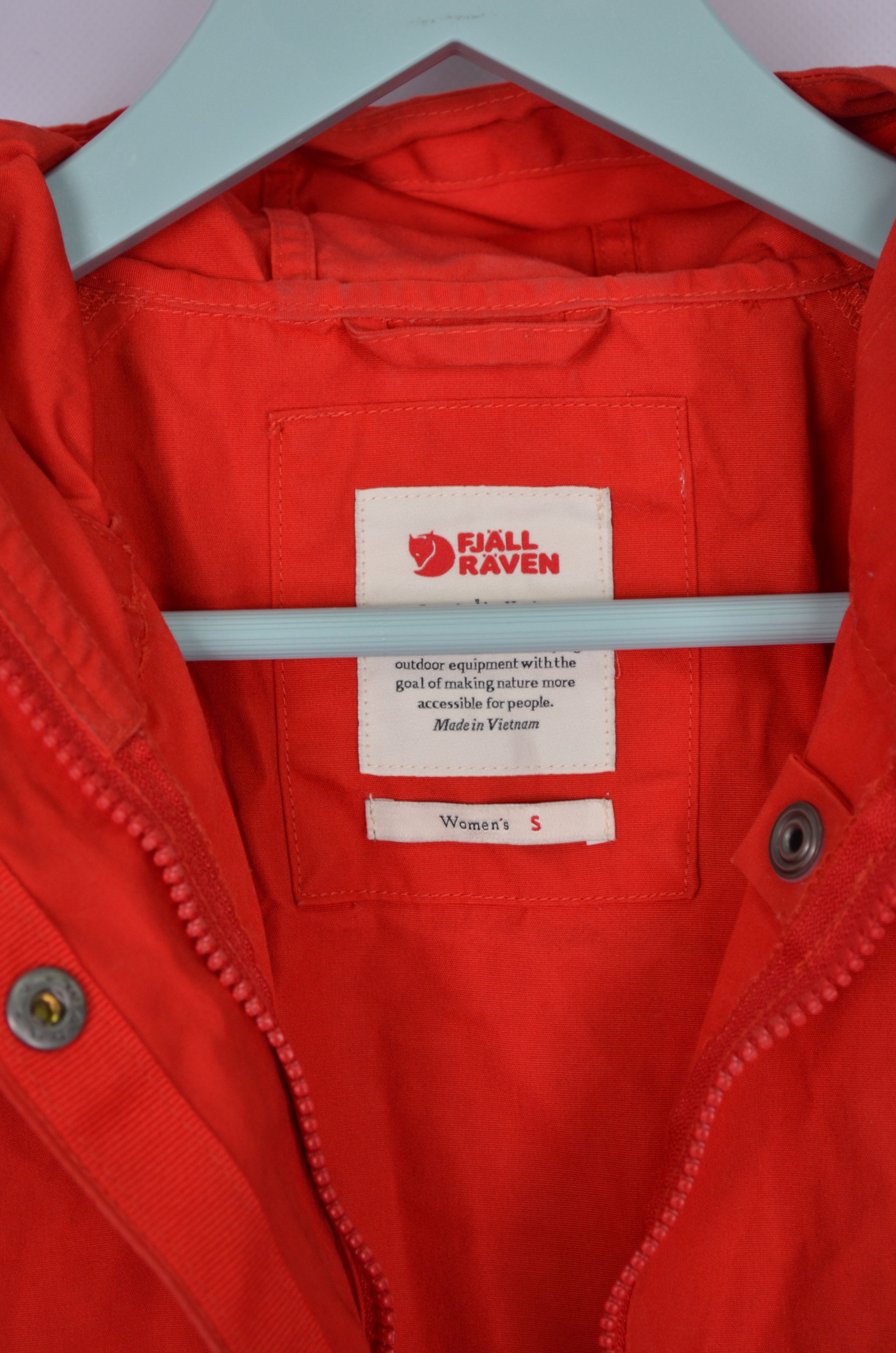 Fjallraven Fjallraven Vardag Anorak Jacket Red Size S Hooded G-1000 Size S / US 4 / IT 40 - 9 Thumbnail