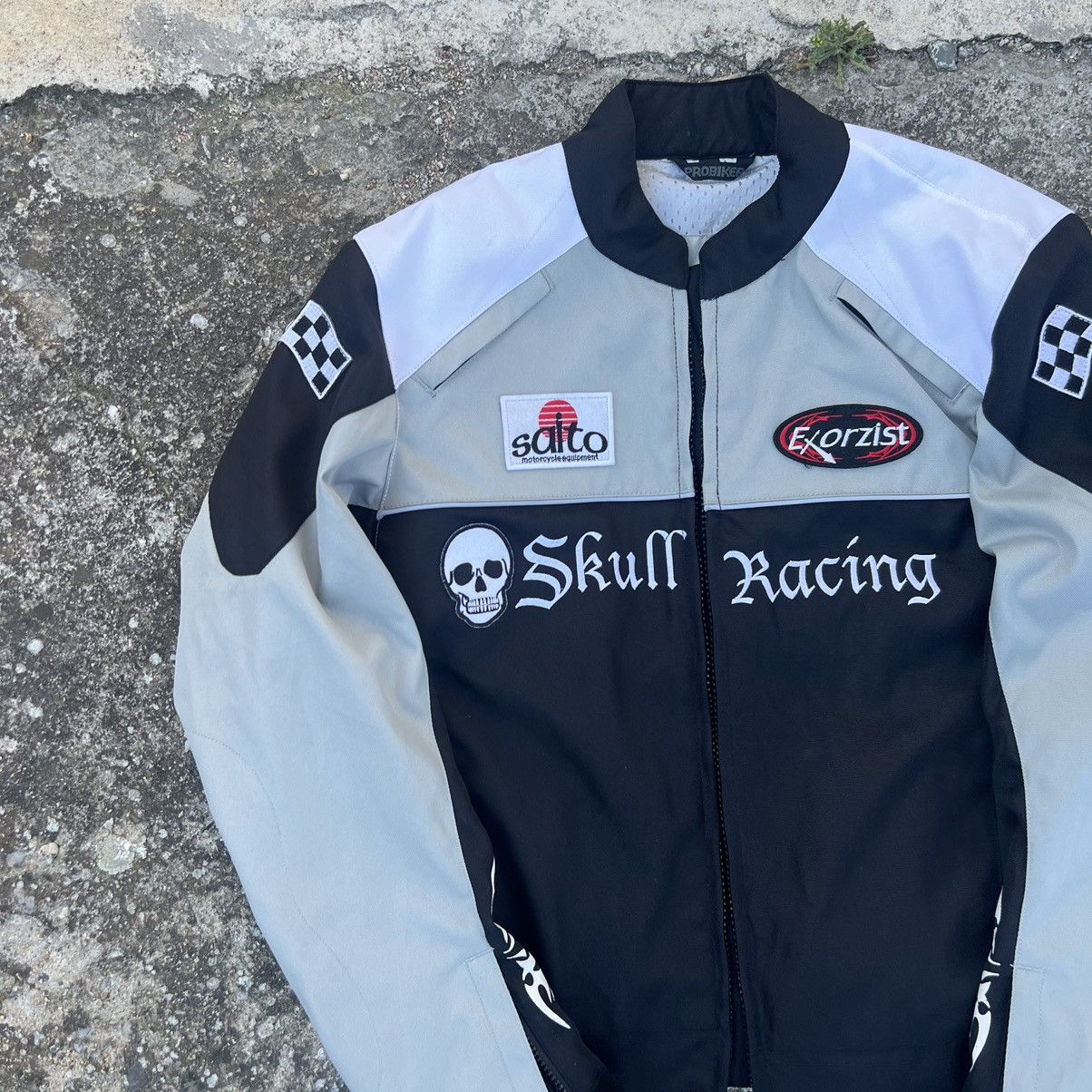 Vintage Probiker Skull Racing Drag Racing Jacket Size Size US S / EU 44-46 / 1 - 4 Thumbnail