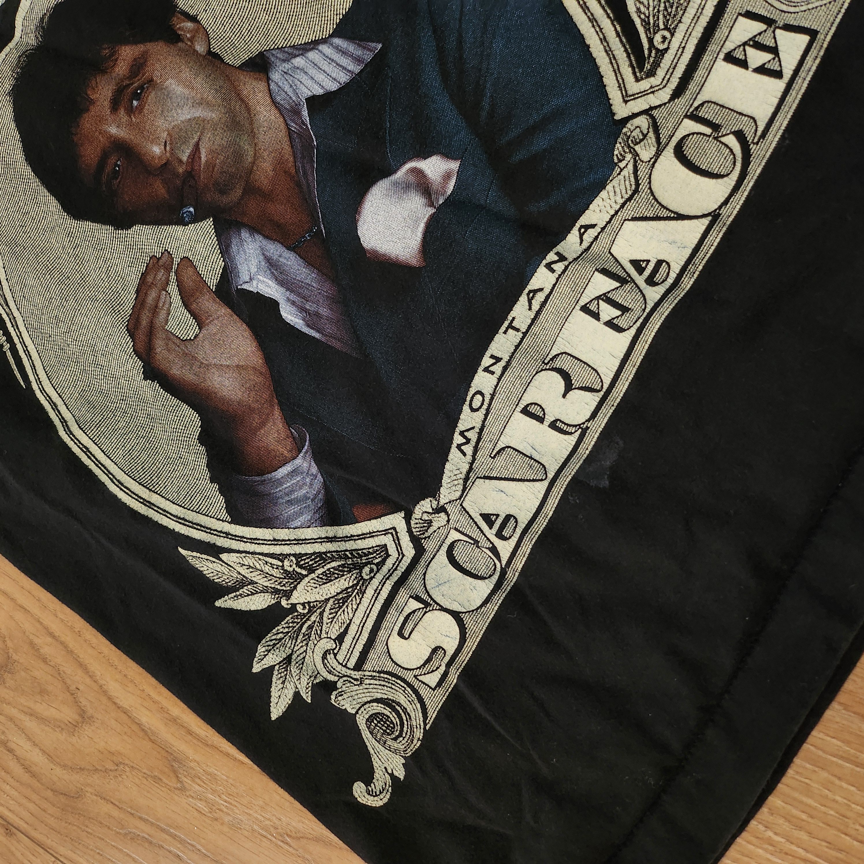 Vintage 90's Who do I trust? I trust me Scarface Tshirt Size US M / EU 48-50 / 2 - 5 Thumbnail