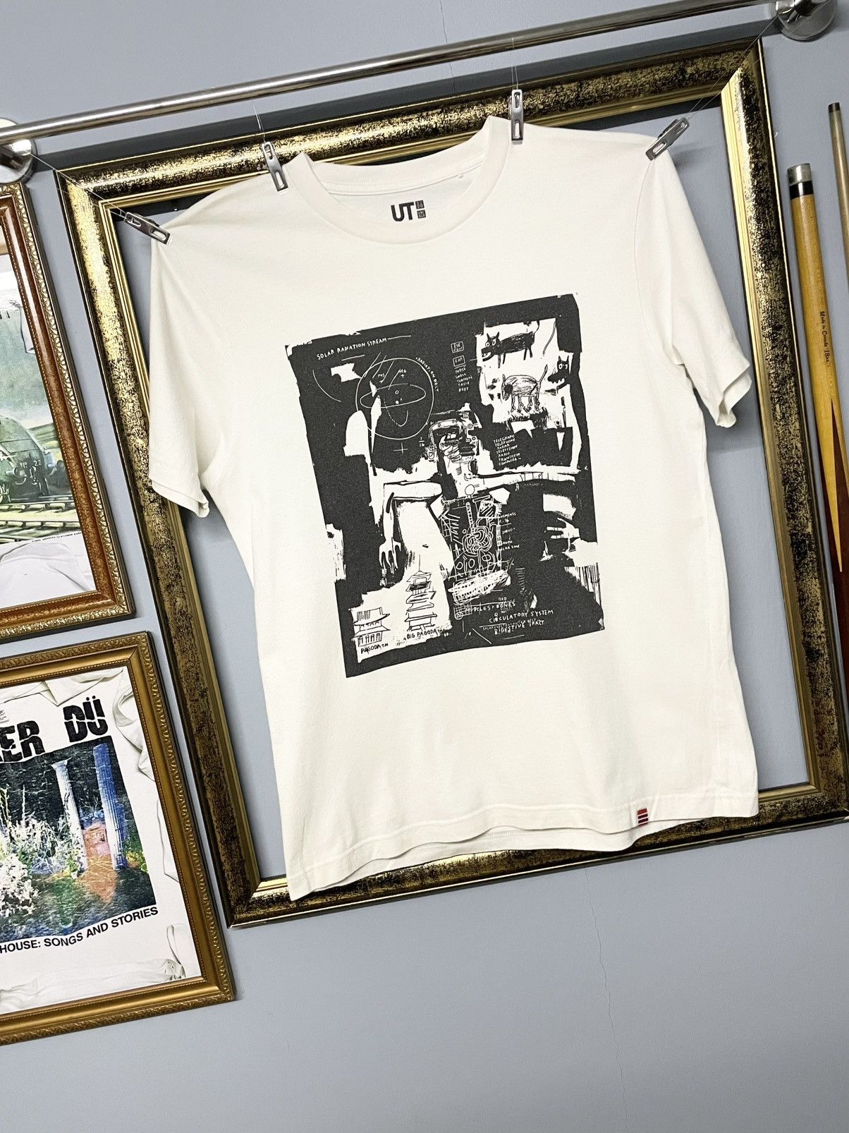 Jean-Michel Basquiat Designer Jean-Michael Basquait X Uniqlo Art Printed Tshirt Size US M / EU 48-50 / 2 - 2 Thumbnail