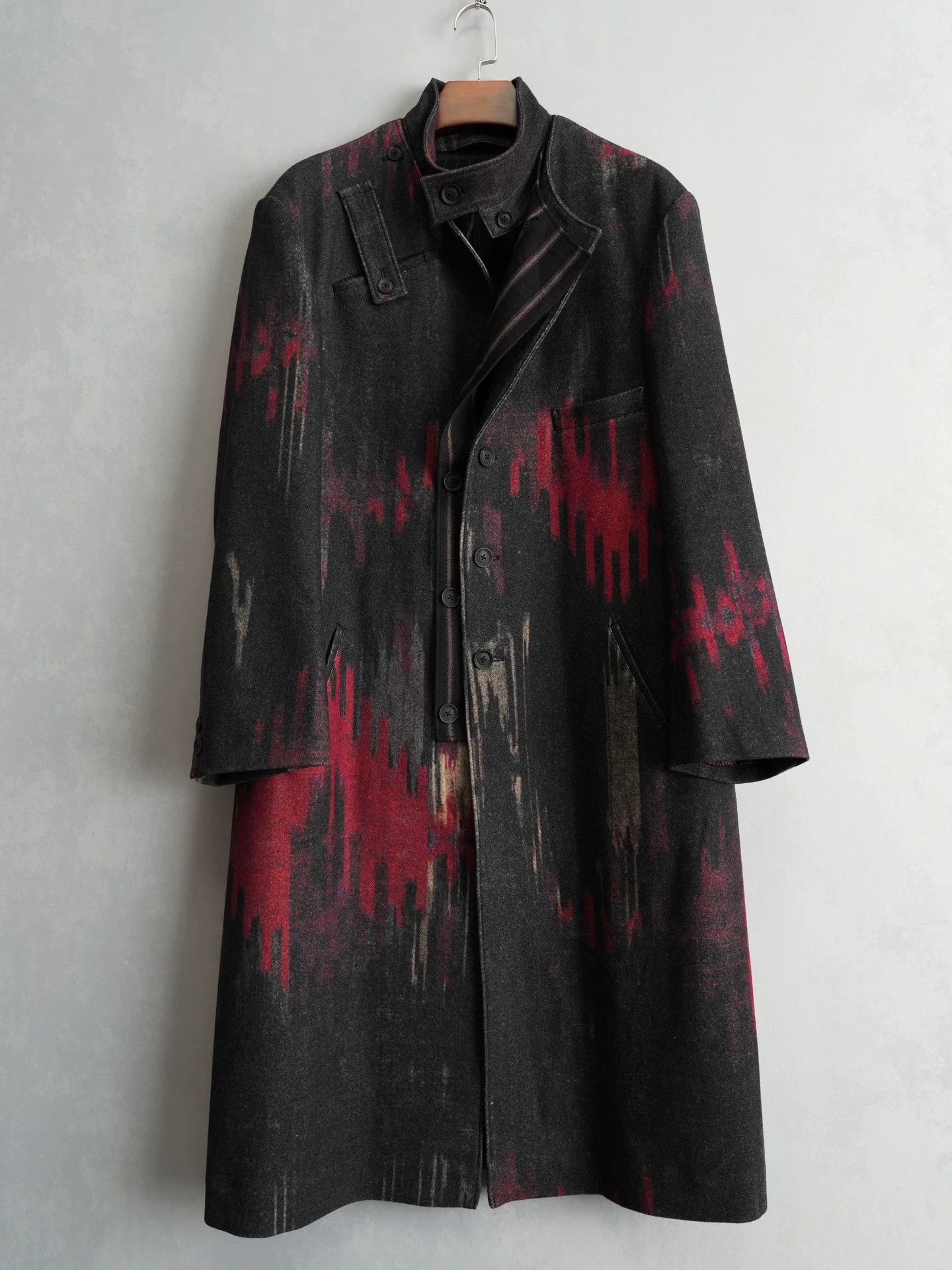 Yohji Yamamoto Yohji Yamamoto 23AW Detachable Collar Coat Size 3 w/ Size US L / EU 52-54 / 3 - 1 Thumbnail
