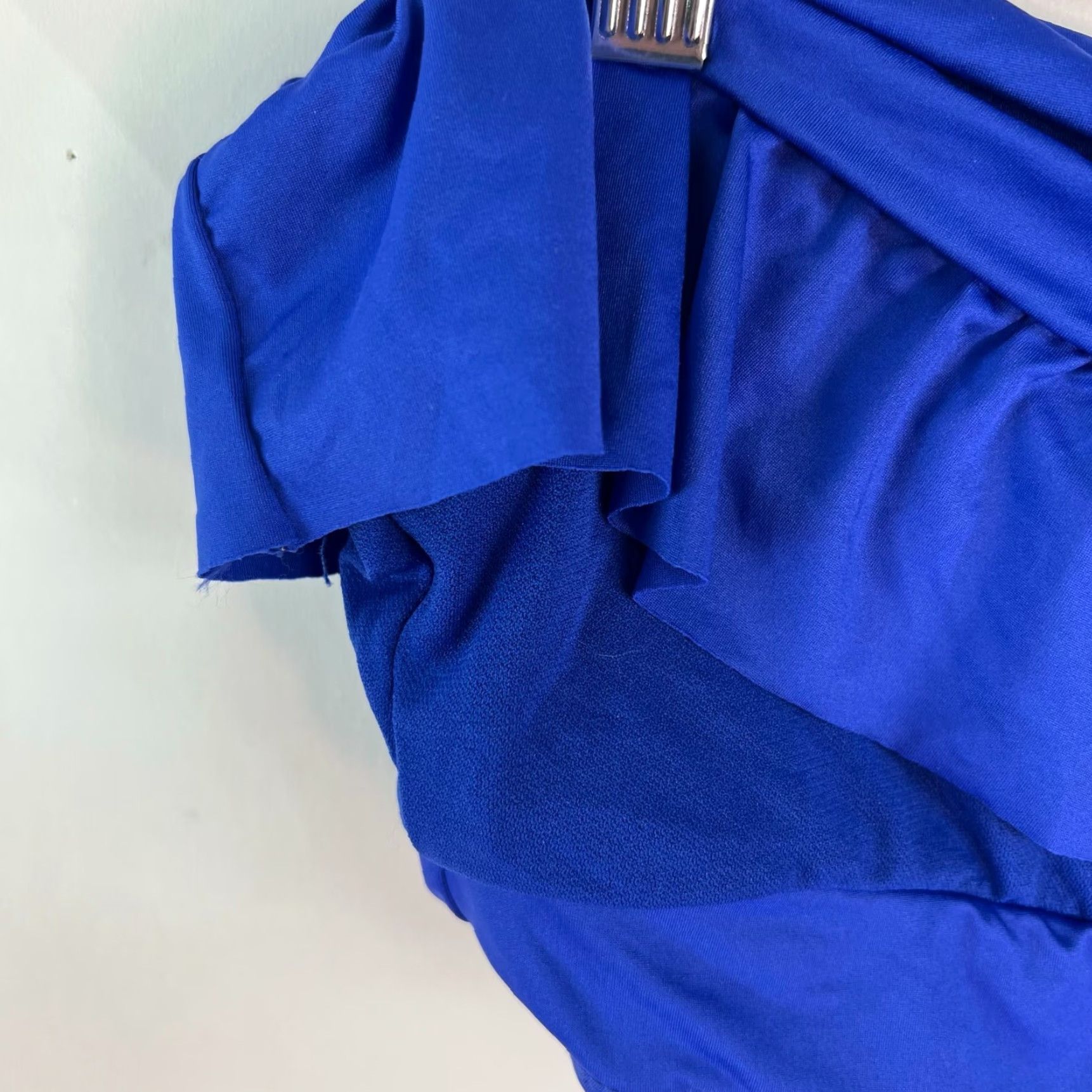 Apt. 9 APT. 9 Women's Royal Blue Bikini Bottom, Size 12, Solid Pull-On Swimwear, Comfortable Fit Size 34" / US 12 / IT 48 - 2 Thumbnail