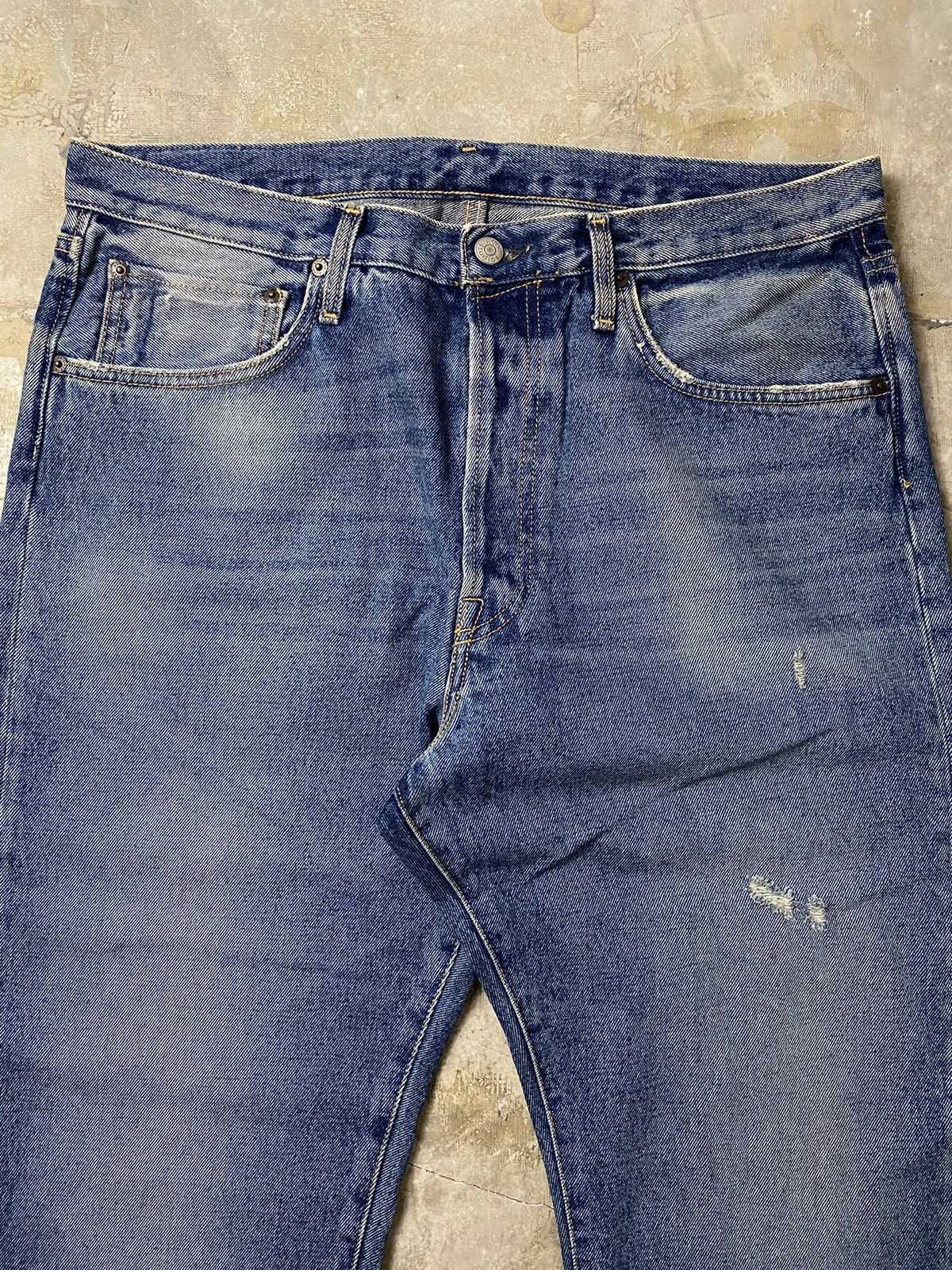 Acne Studios Acne Studios 2003 Vintage Blue 3/4 Jeans Size US 34 / EU 50 - 2 Thumbnail