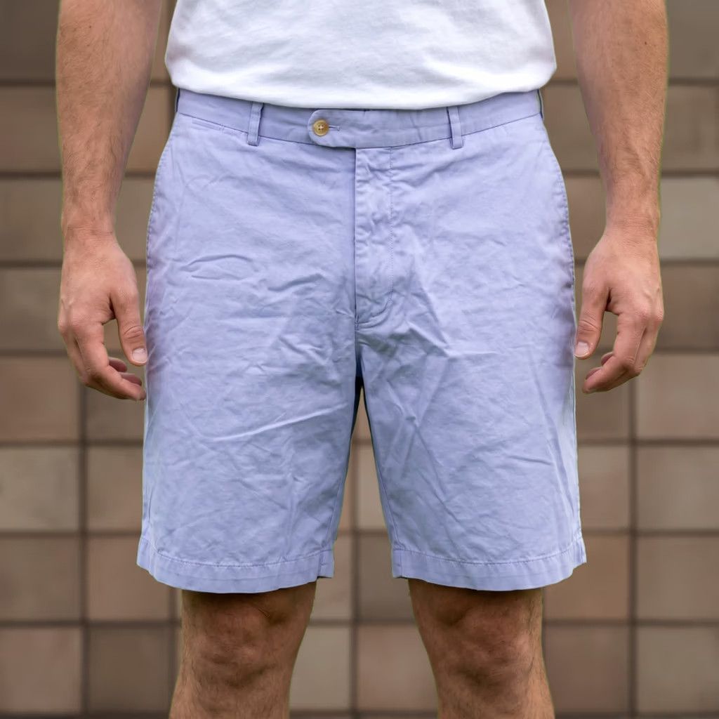 Peter Millar VINTAGE Peter Millar Cotton Flat Front Shorts 36 Lavender EUC Size US 36 / EU 52 - 1 Thumbnail