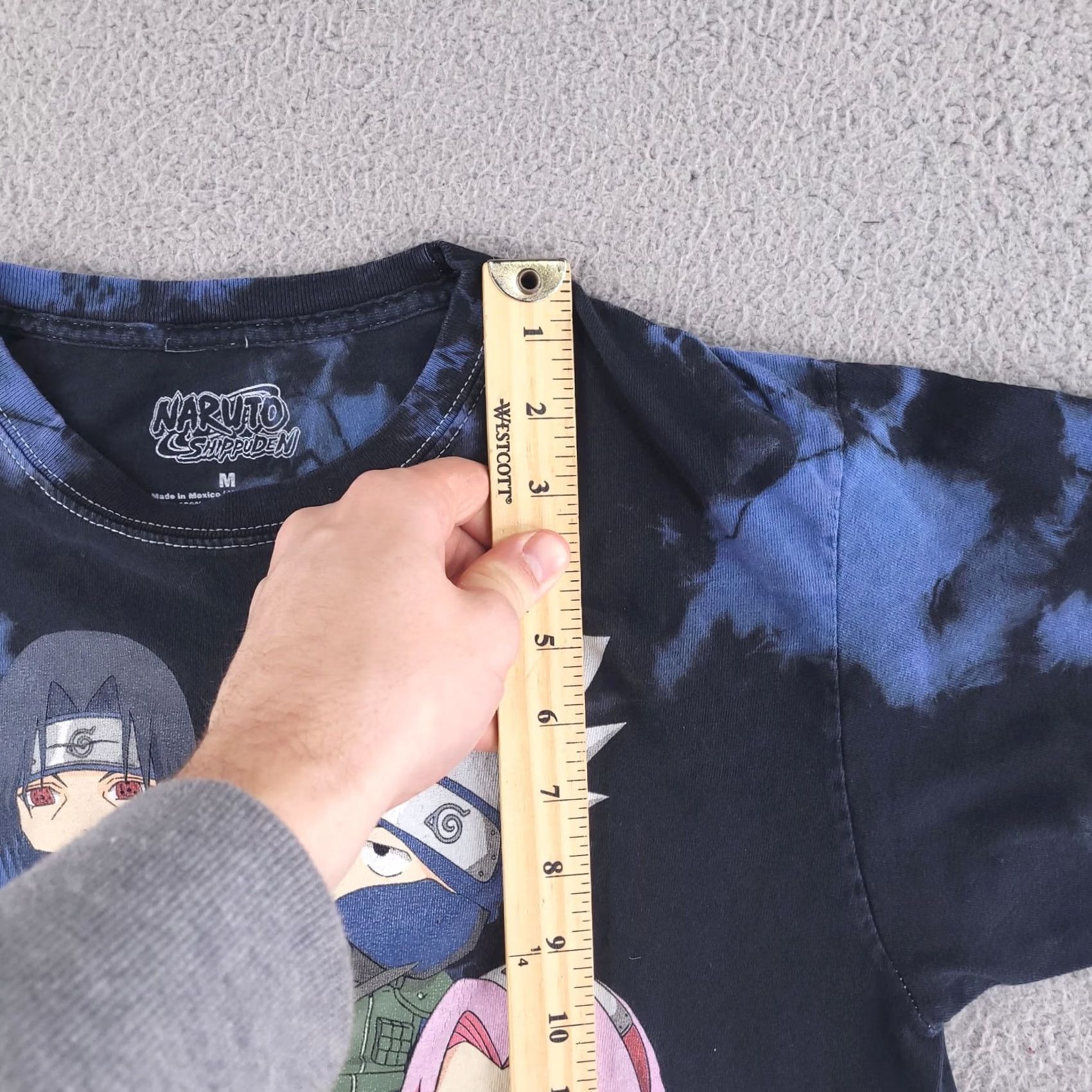 Vintage Naruto Shippuden Shirt Mens Small- Medium Tie Dye Graphic Cast Black Size US M / EU 48-50 / 2 - 7 Thumbnail