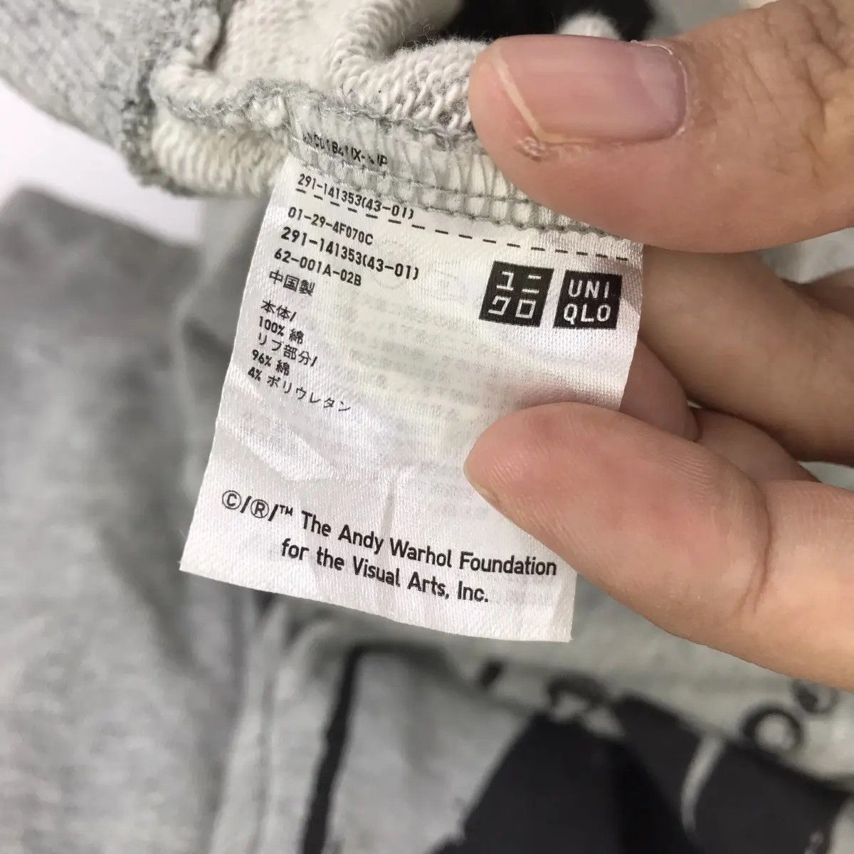 Andy Warhol × Uniqlo UNIQLO x ANDY WARHOLS Beatle Boots Print Grey Sweatshirt Size S / US 4 / IT 40 - 4 Thumbnail