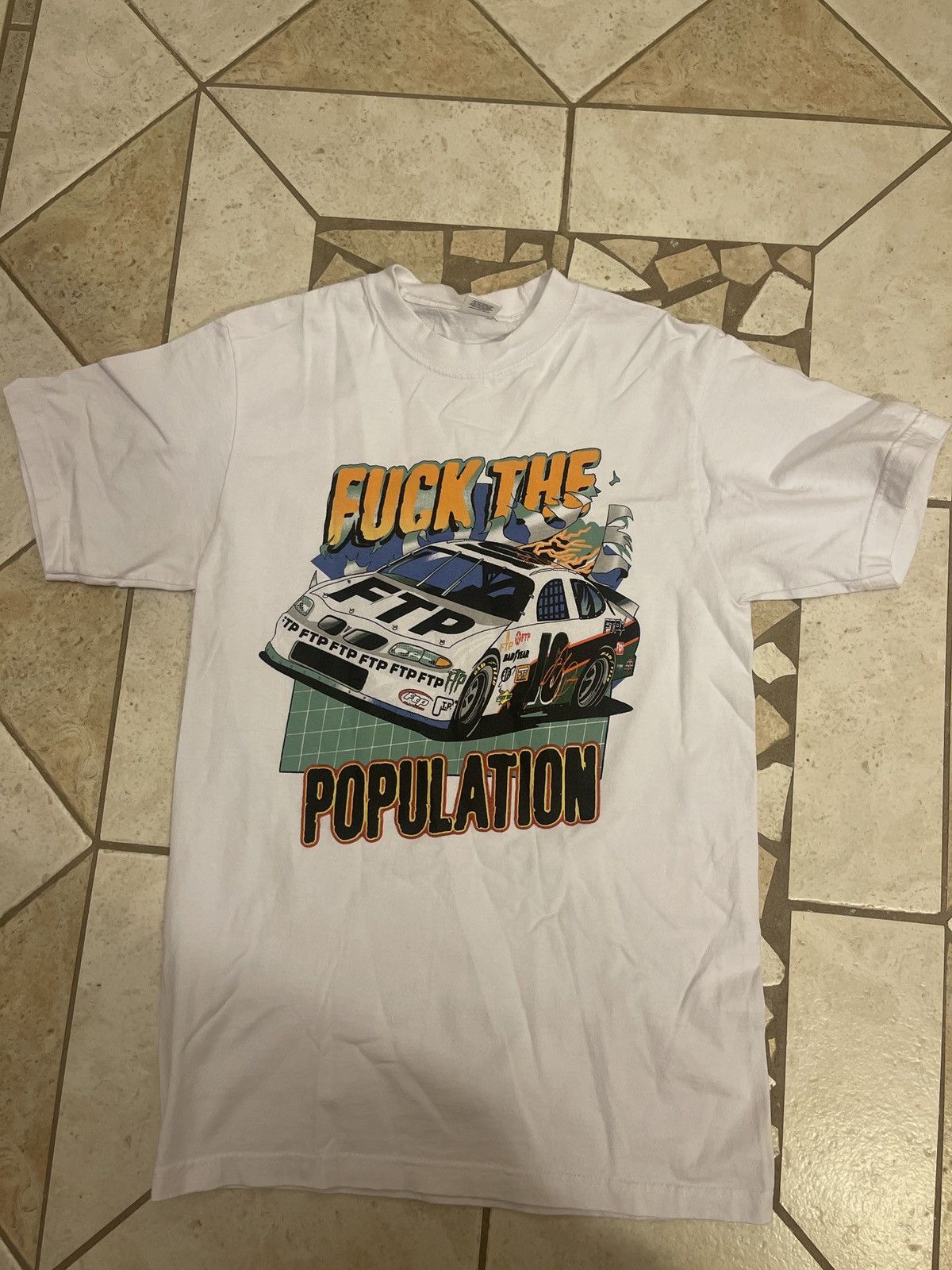 Fuck The Population FTP T shirt Size US M / EU 48-50 / 2 - 1 Thumbnail