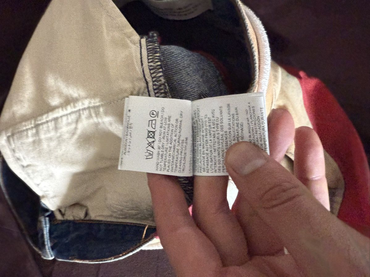 Off-White Bleached Side Stripe Jeans with Rope Belt Size US 31 - 19 Thumbnail
