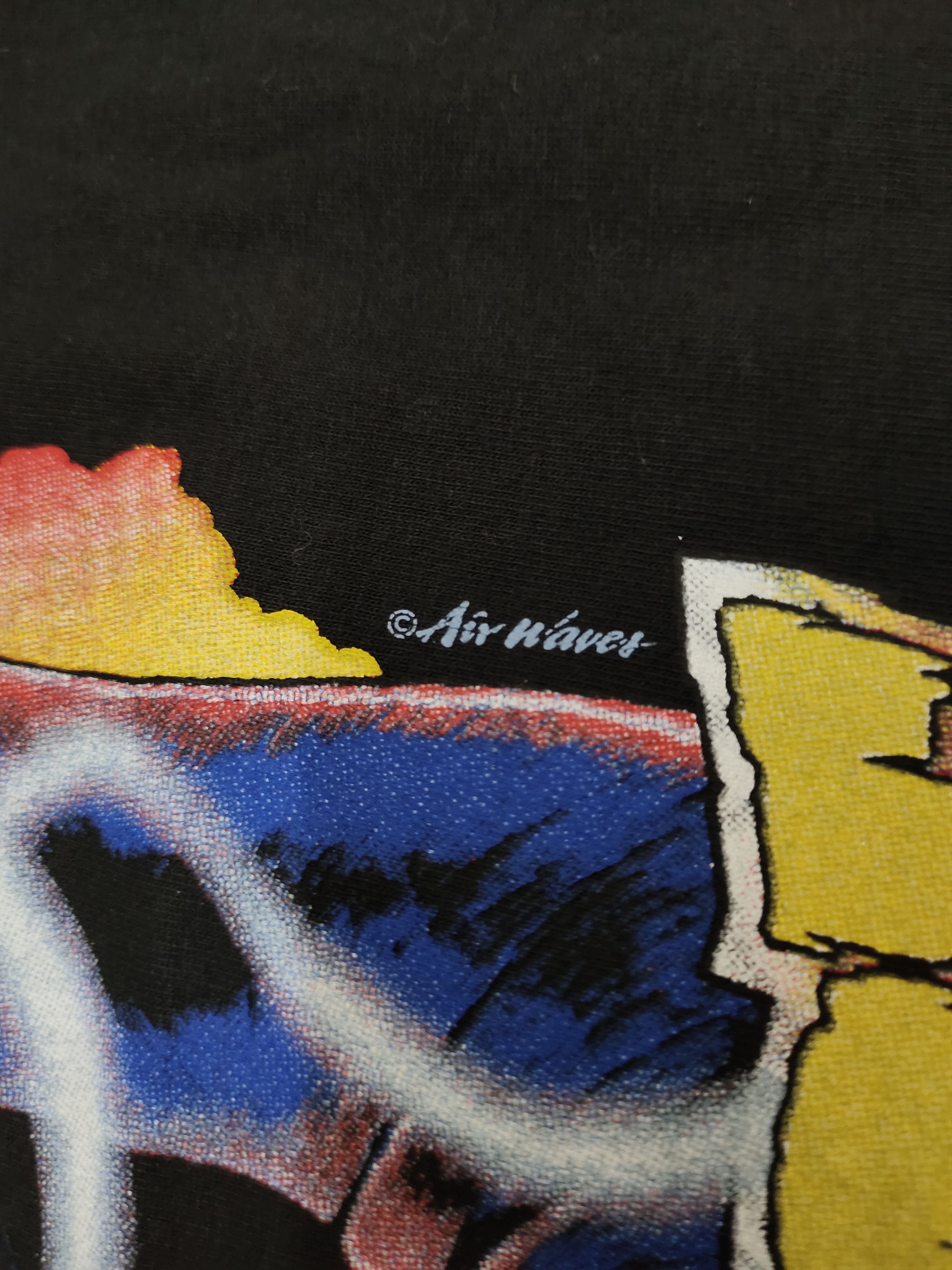 Vintage Vintage I Am Your Worst Nightmare Artwork By Air Waves Tee Size US L / EU 52-54 / 3 - 7 Thumbnail