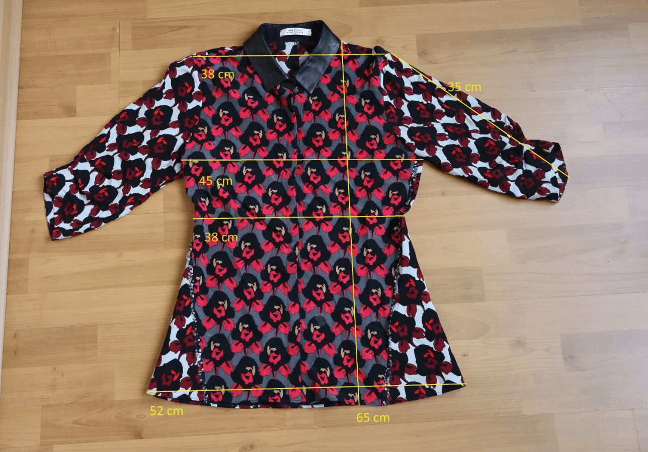 DOROTHEE SCHUMACHER Dorothee Schumacher Silk blouse Multicolour genuine leather Size S / US 4 / IT 40 - 9 Thumbnail