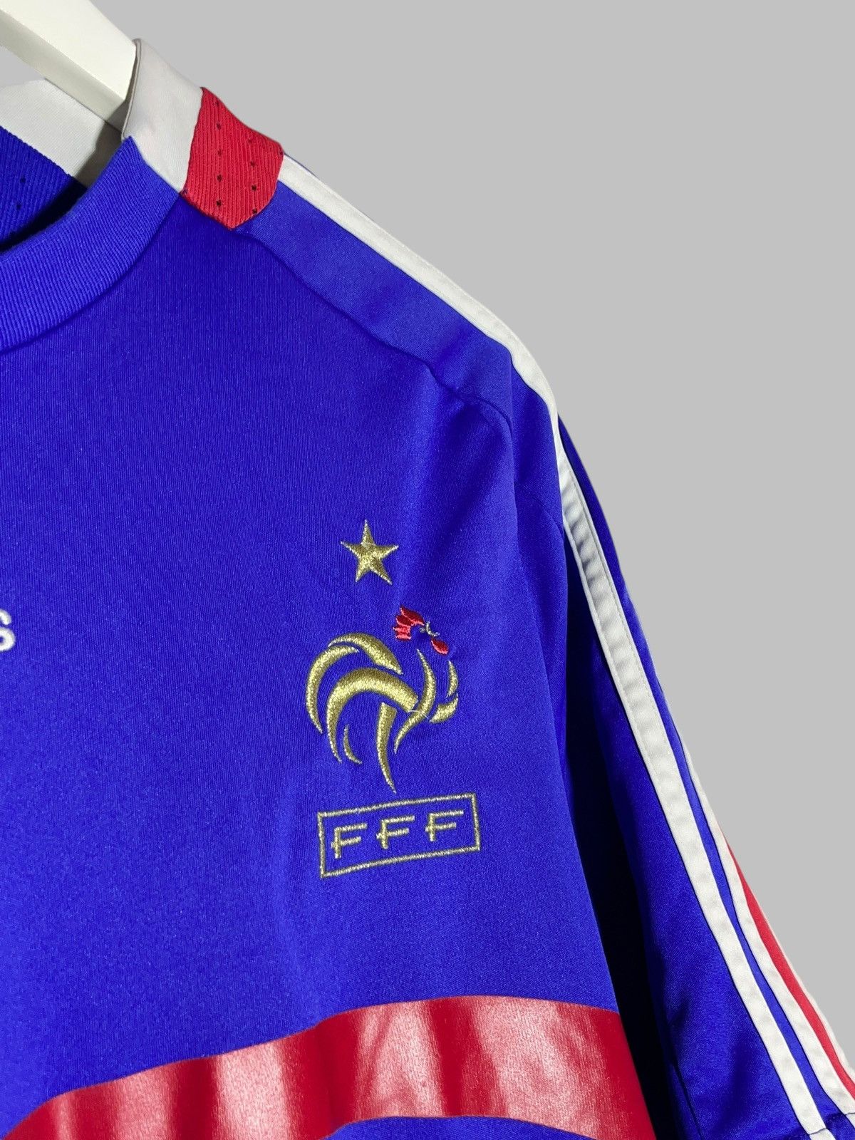 Adidas × Vintage France 2008 Home Adidas Hype Football Shirt Soccer Jersey Size US M / EU 48-50 / 2 - 4 Thumbnail