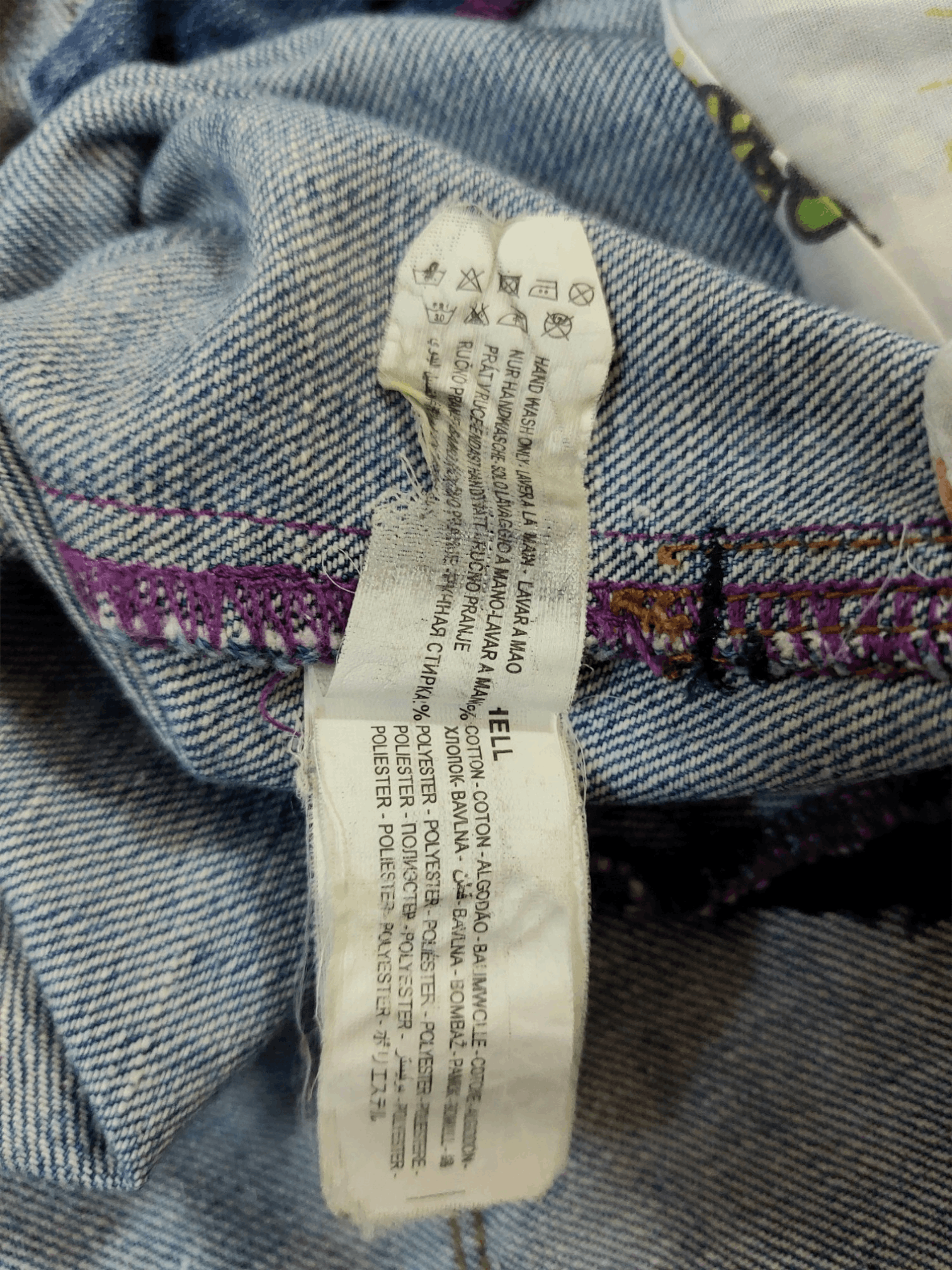 Desigual Desigual Florish Flower Art Denim Size 26" / US 2 / IT 38 - 18 Thumbnail