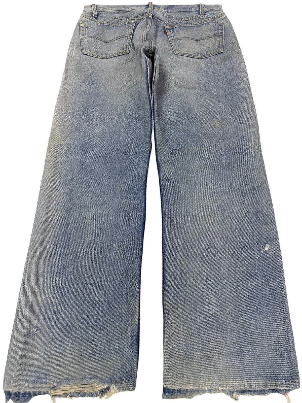 Levi's Vintage Levi’s 90’s 505 Distressed Jeans Size US 34 / EU 50 - 2 Thumbnail