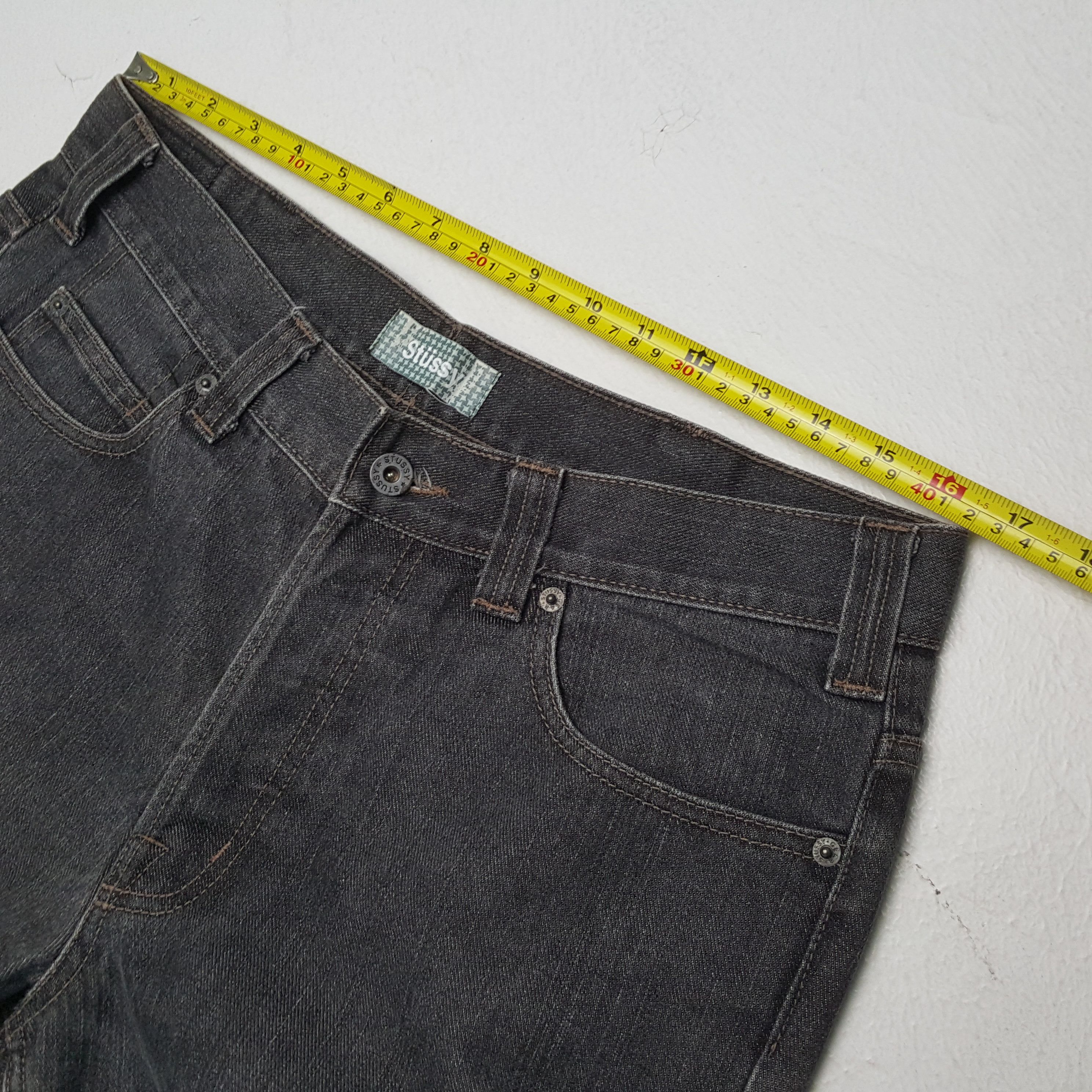 Stussy × Vintage Vintage STUSSY Streetwear Skateboard Logo Style Jeans Size US 33 - 7 Thumbnail