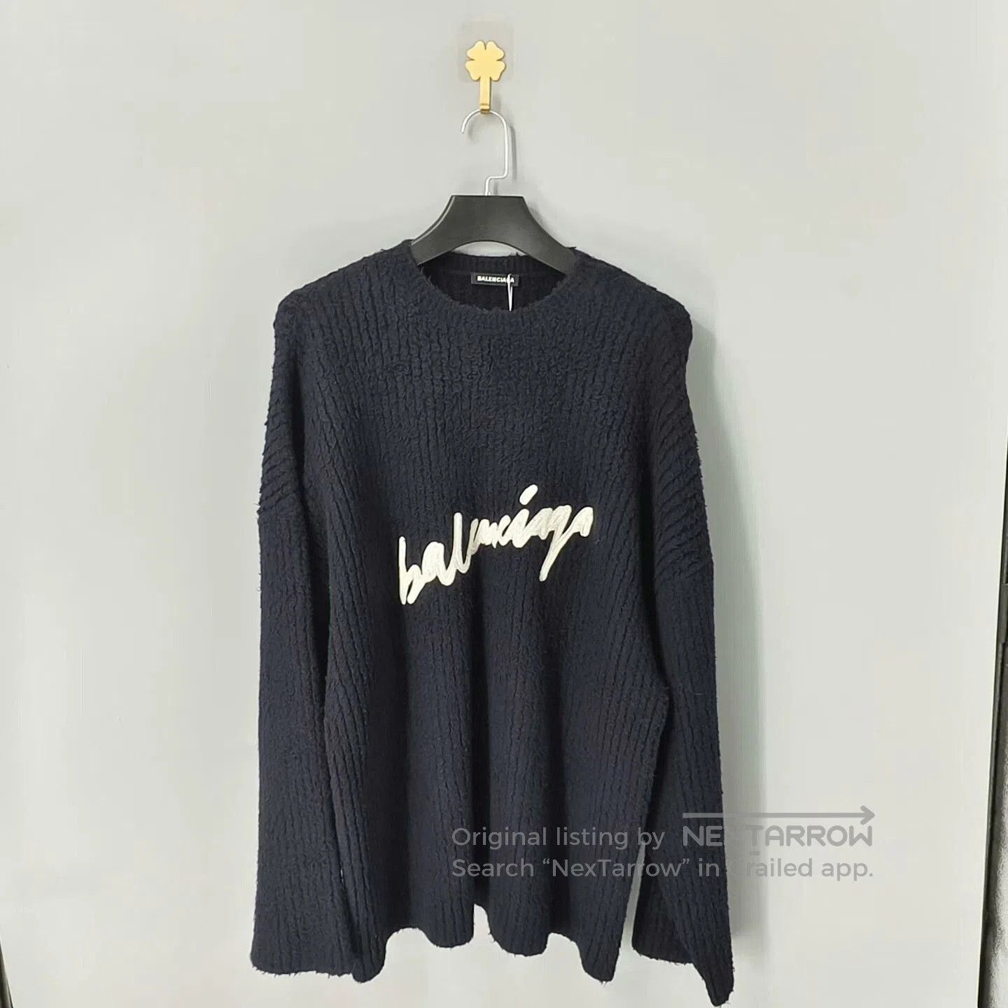 Balenciaga Balenciaga Teddy Wool Sweater Size S. Size S / US 4 / IT 40 - 1 Thumbnail