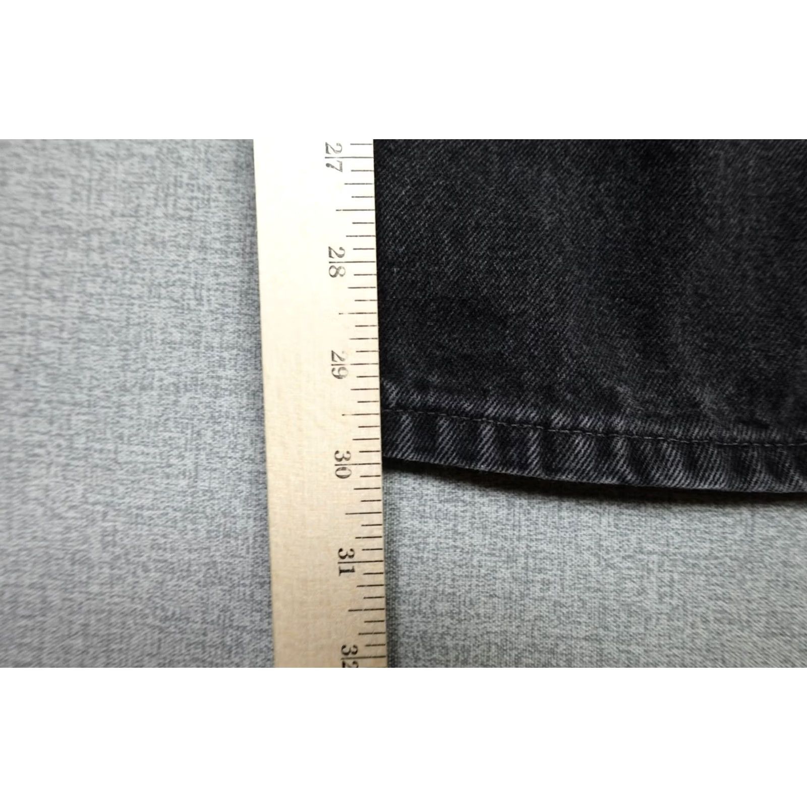 Levi's VINTAGE Levi's 545 Jeans Mens 38x30 Black Loose Fit Straight Leg Denim Pants Jeans Mens 38 30 Denims 545 Loose 90s Theme Classic Zipper YKK Patch Size US 38 / EU 54 - 7 Thumbnail