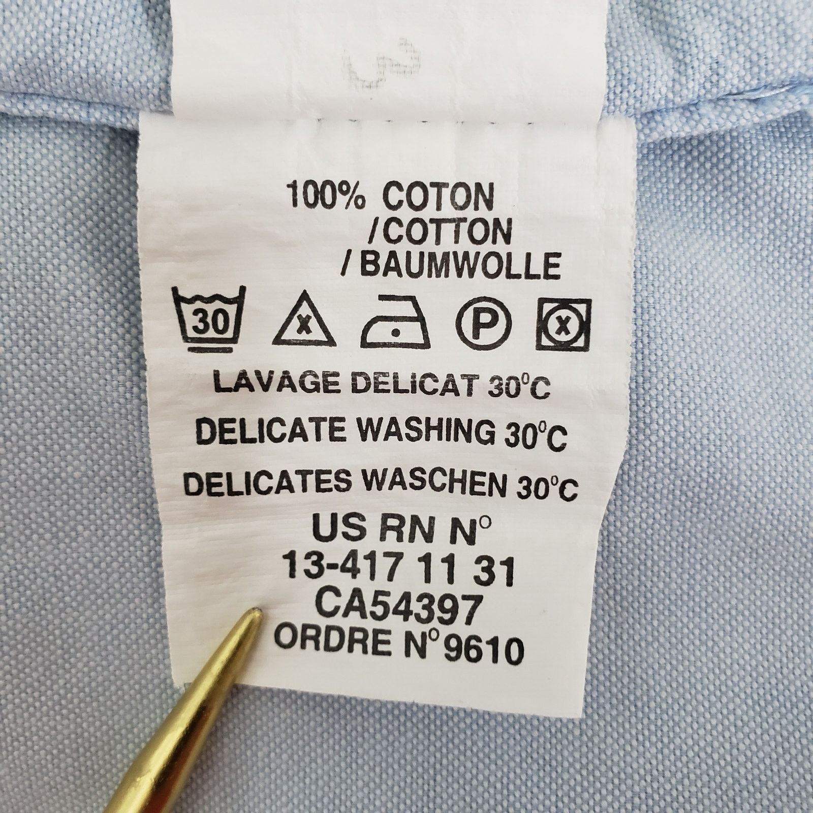Saint James Saint James Shirt Short Sleeves Button Down Embroidered Logo Size US M / EU 48-50 / 2 - 13 Thumbnail