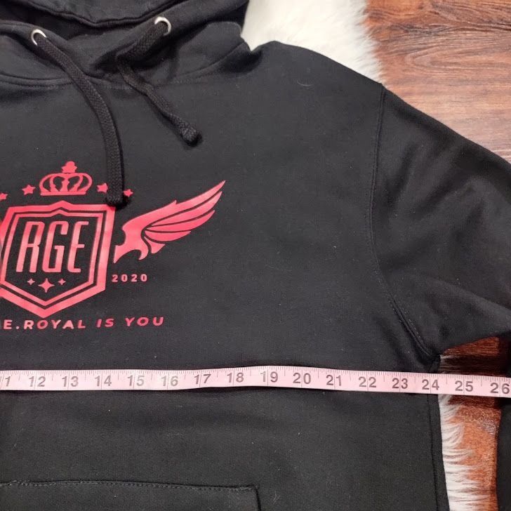 Other RGE Long Sleeve Kangaroo Pocket Streetwear Graphic Hoodie Bl Size US XL / EU 56 / 4 - 6 Thumbnail