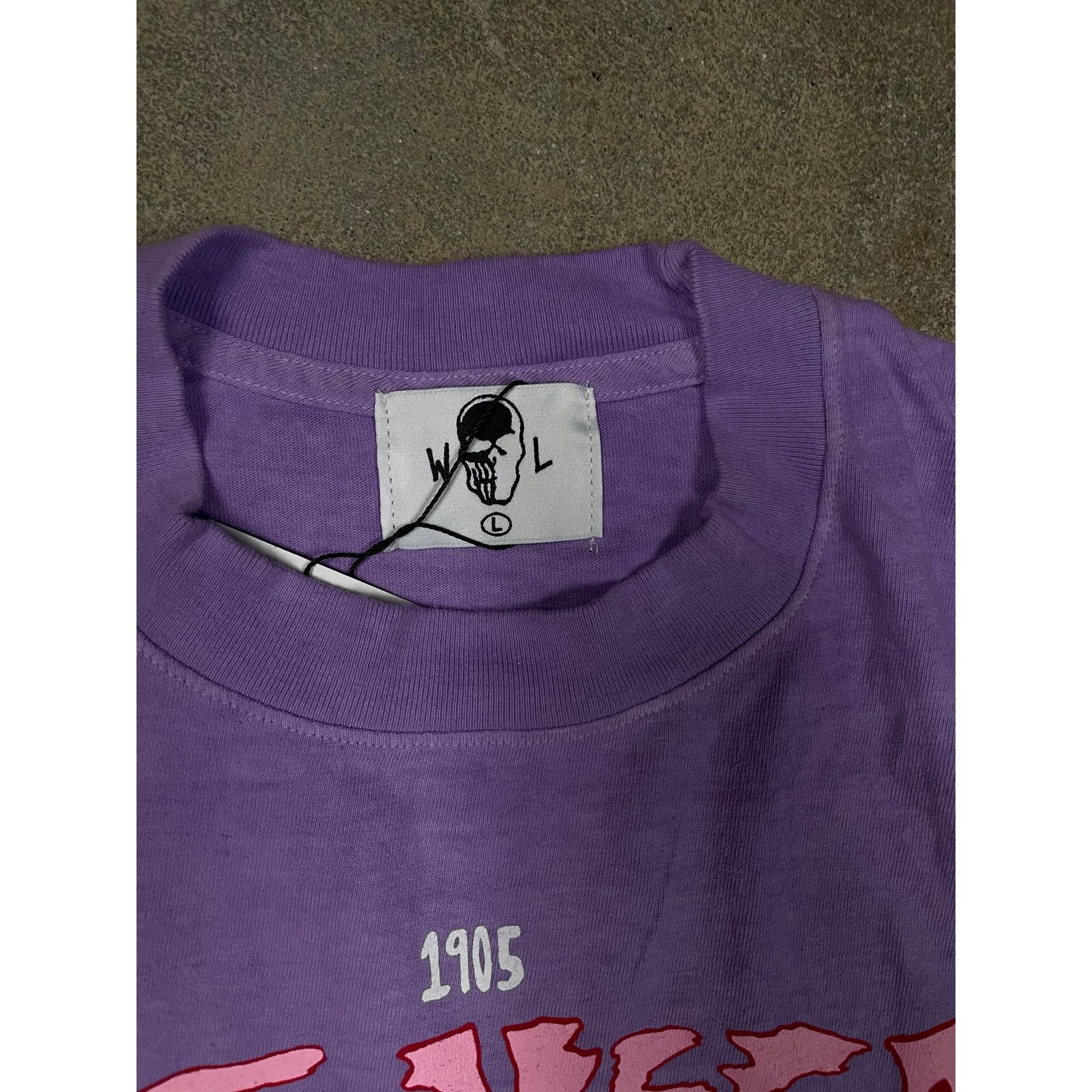 Warren Lotas Warren Lotas Tee Purple Pink Cream Used Large Size US L / EU 52-54 / 3 - 3 Thumbnail